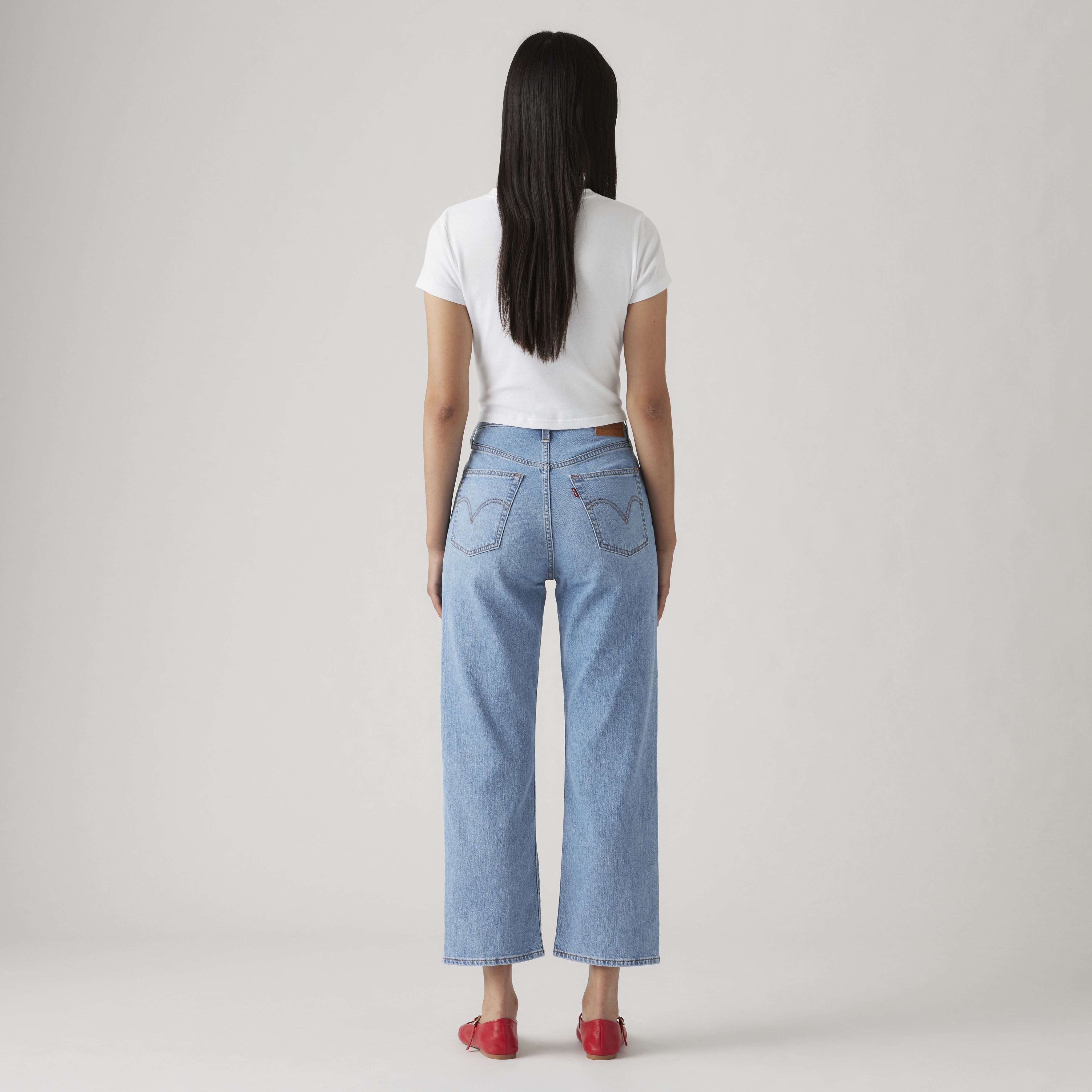 Jean Ribcage Straight cheville coton lin 3