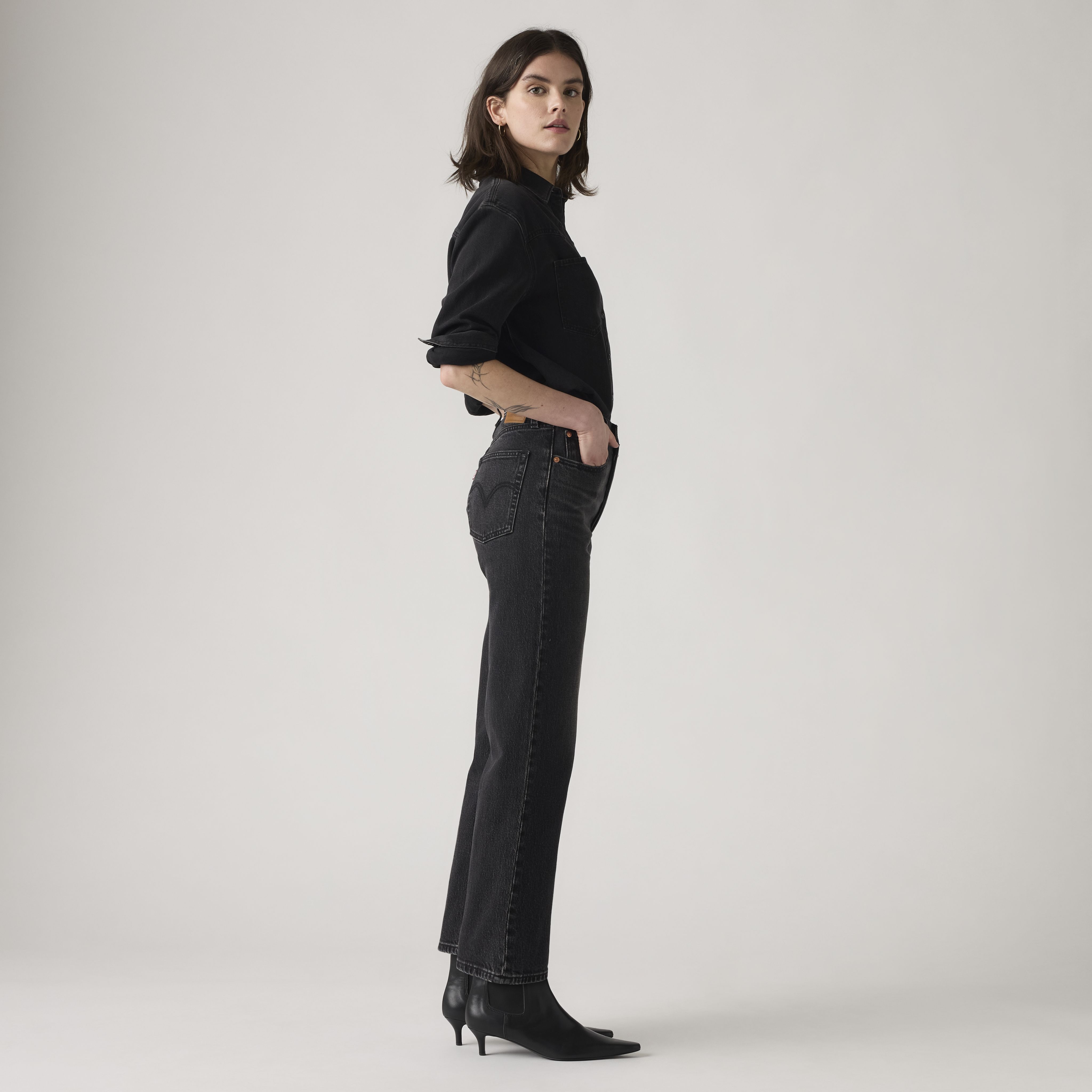 Ribcage Straight Ankle Jeans 4