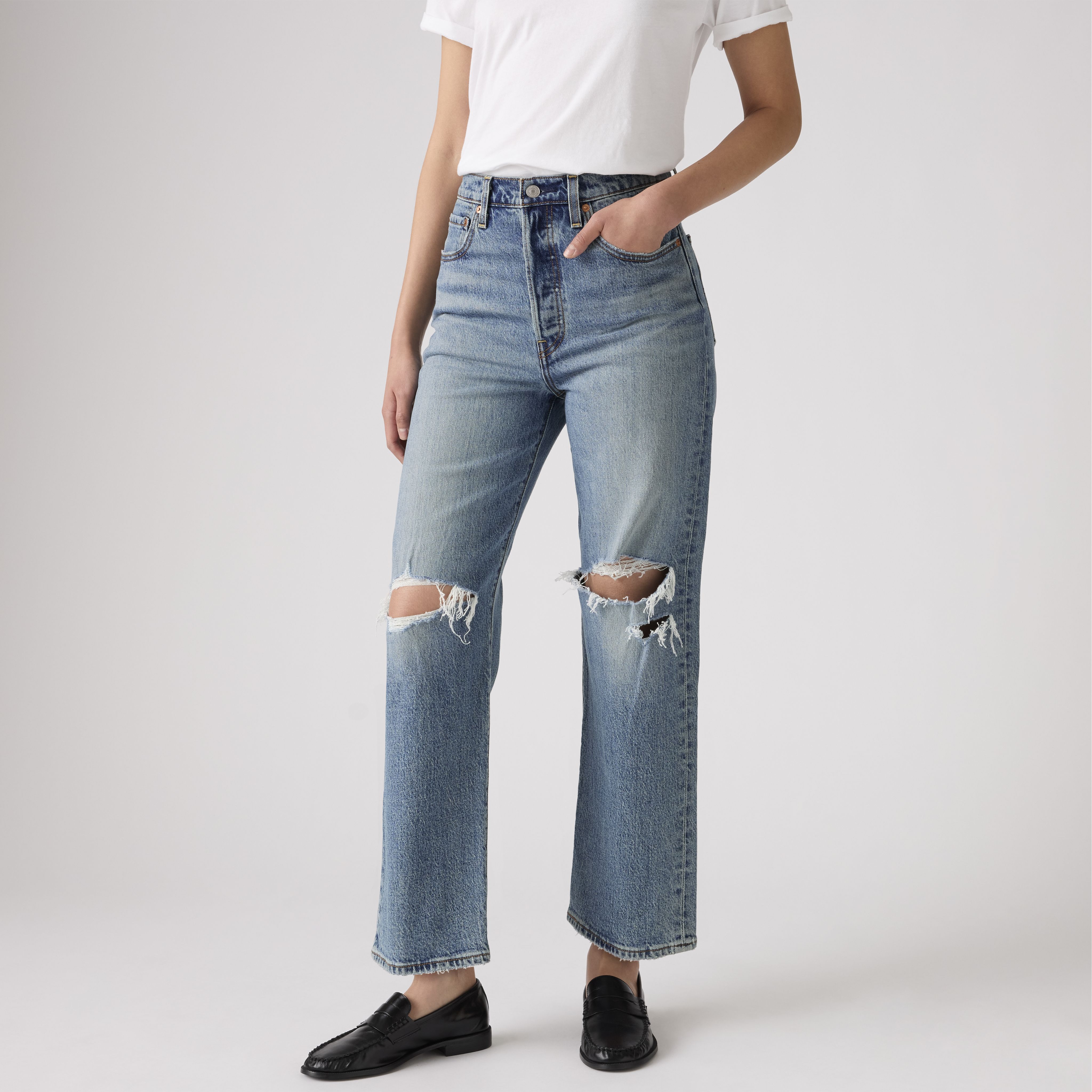 Ribcage Straight Ankle Jeans 2