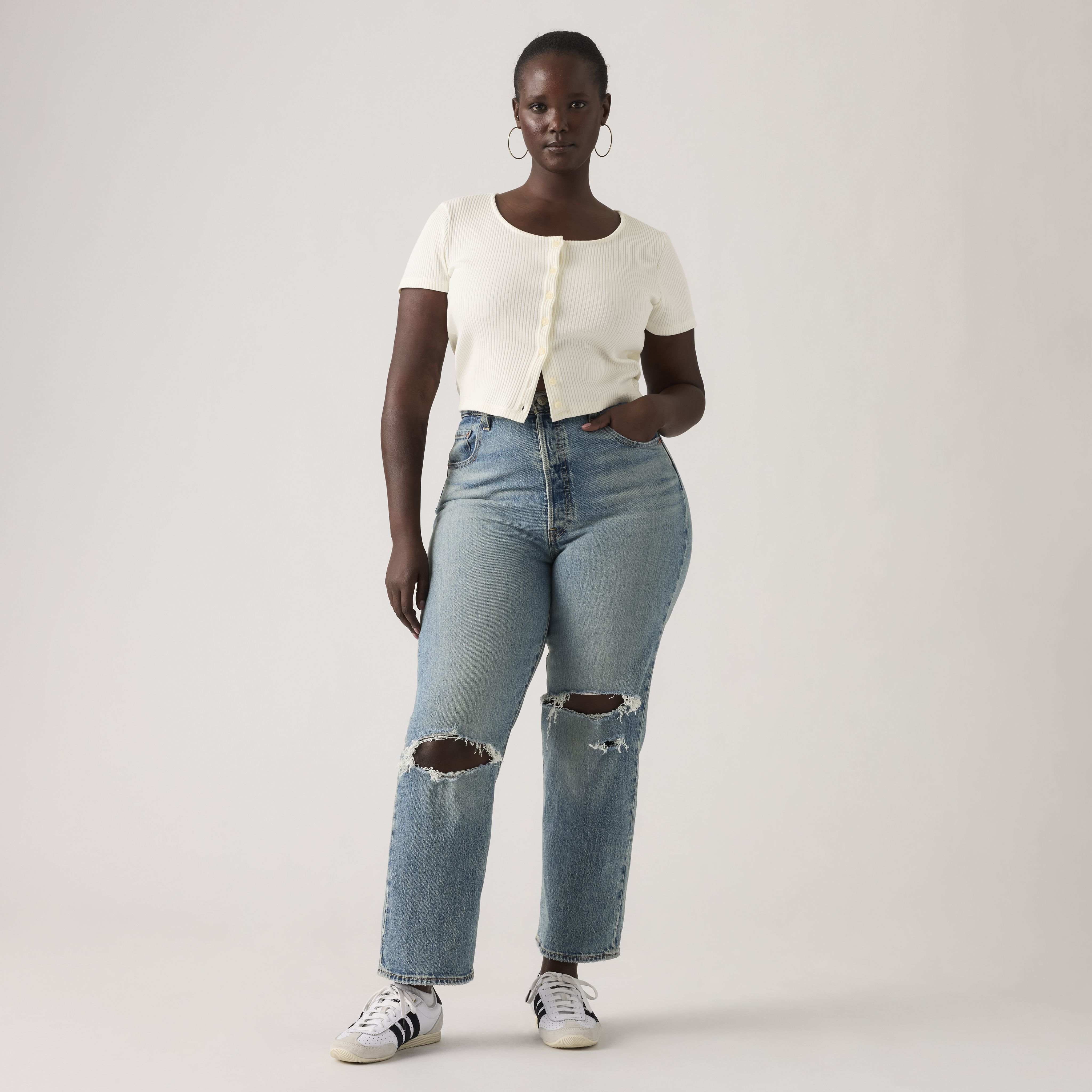 Ribcage Straight Ankle Jeans 8