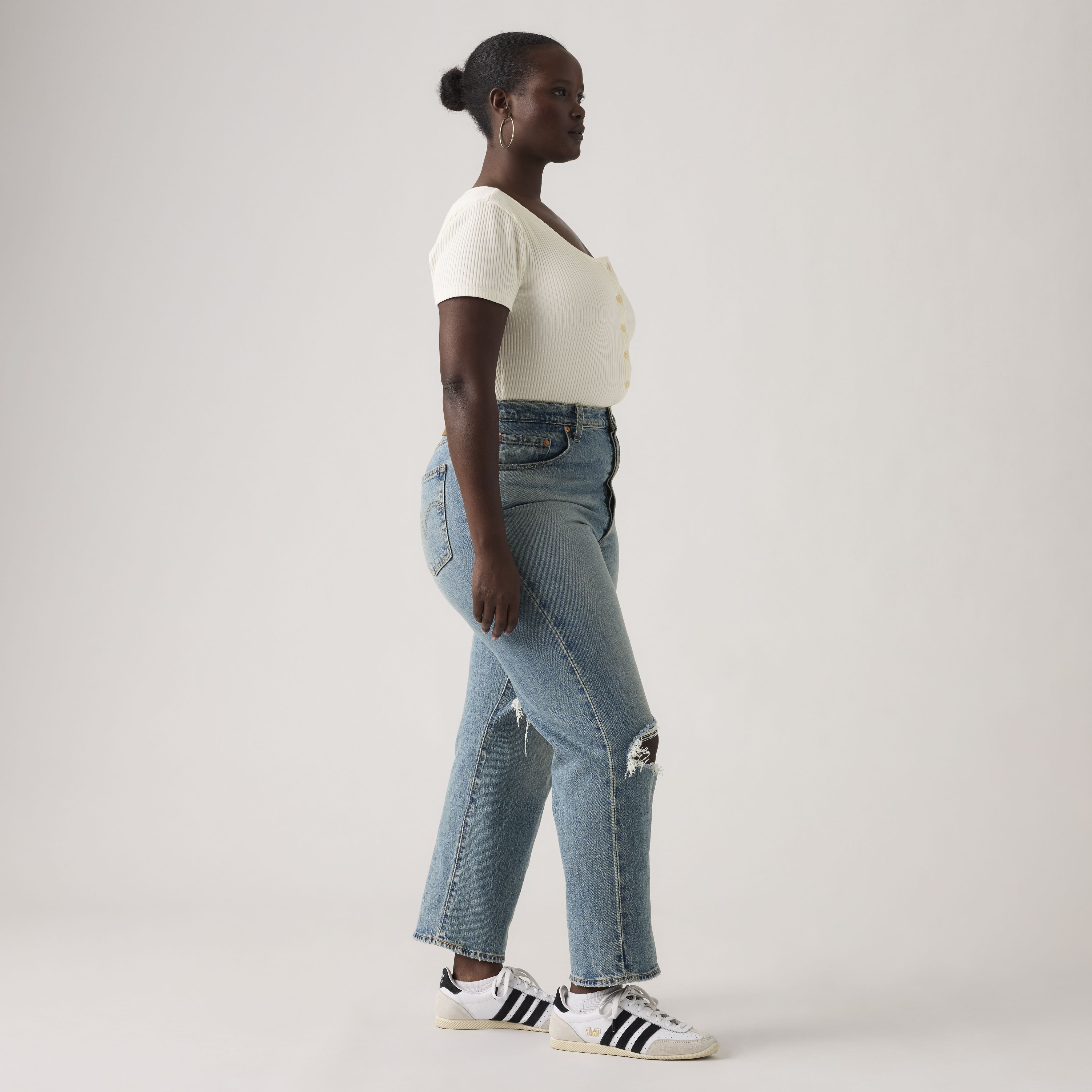 Ribcage Straight Ankle Jeans 10