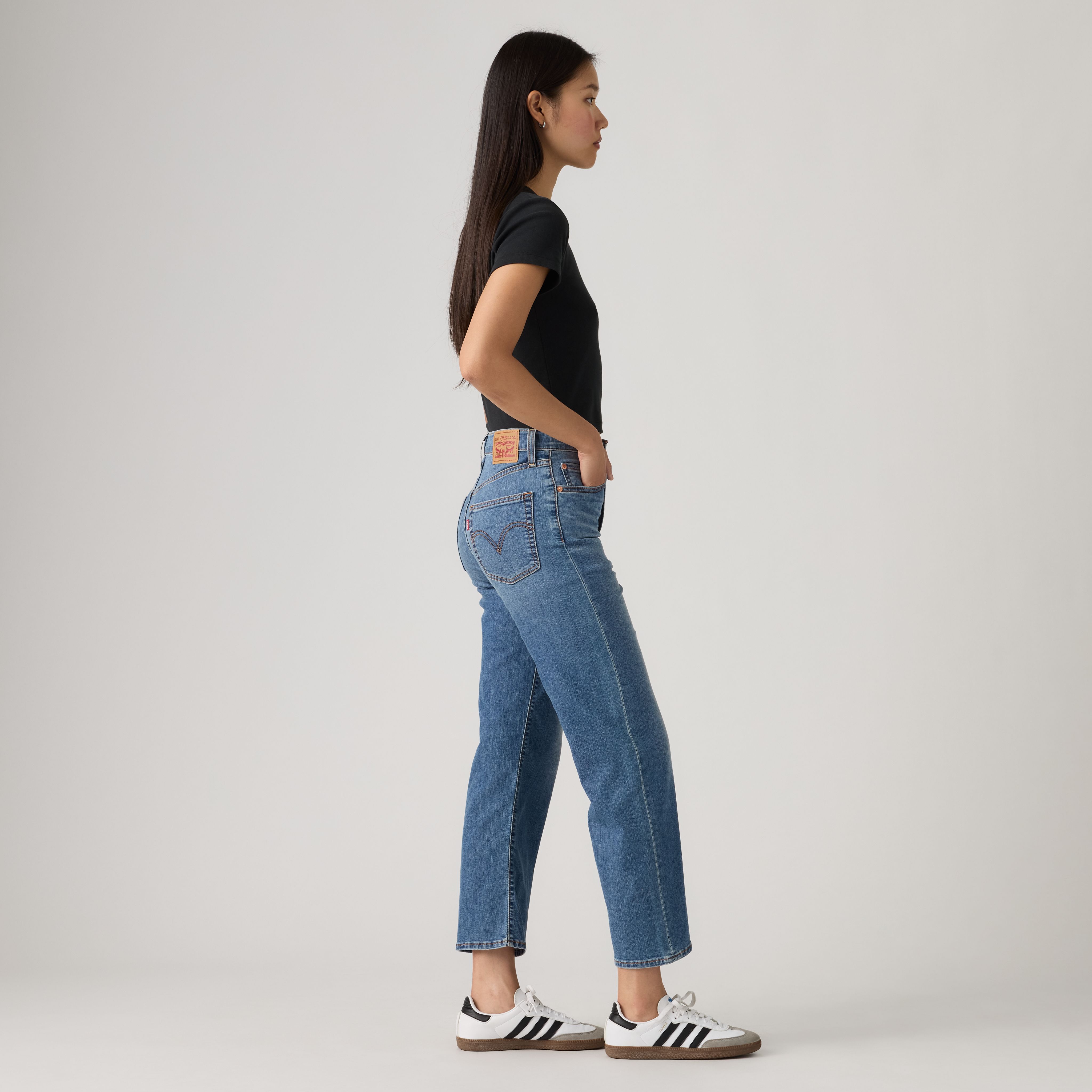 Ribcage Straight Ankle Lightweight Jeans 4