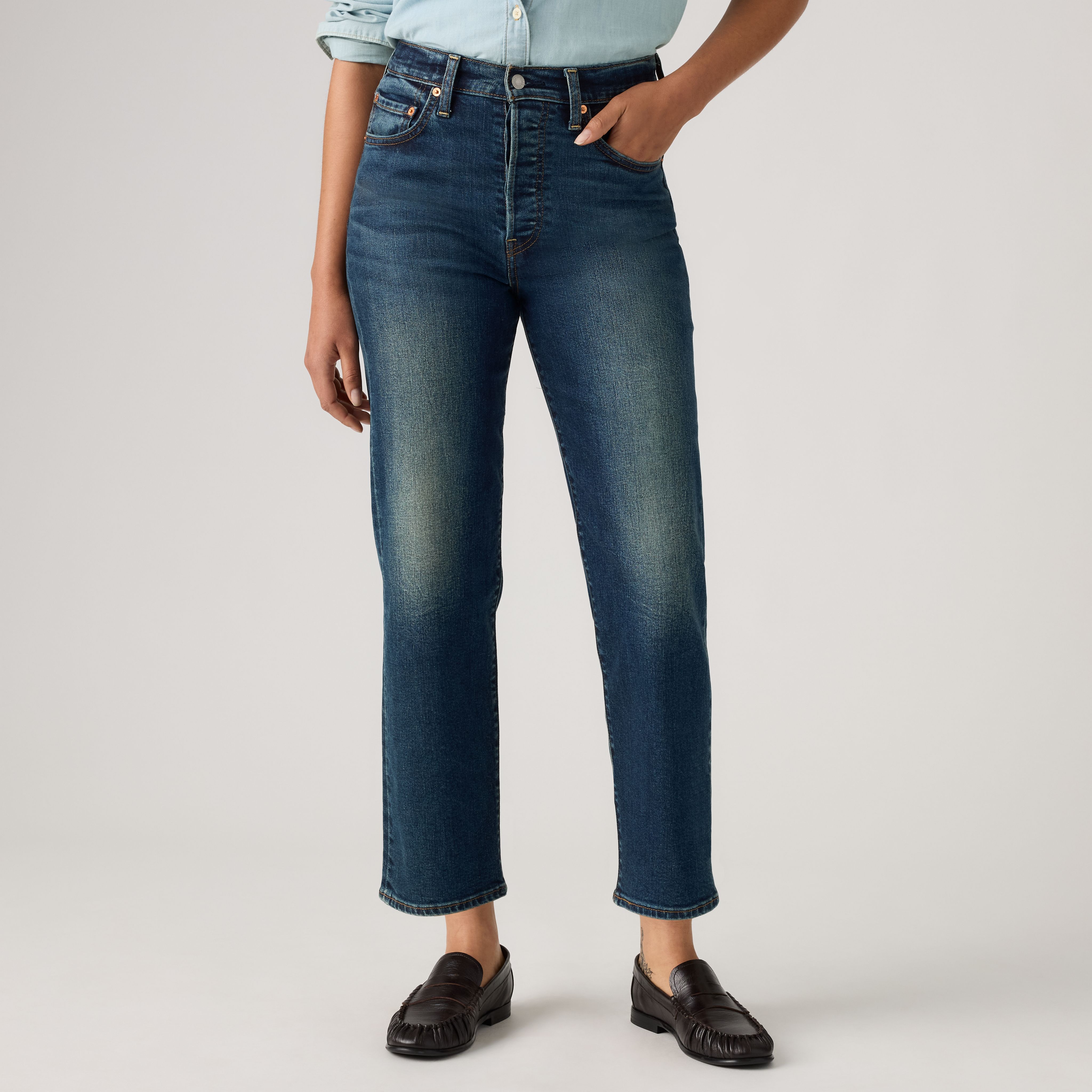 Ribcage Straight Ankle Jeans 2