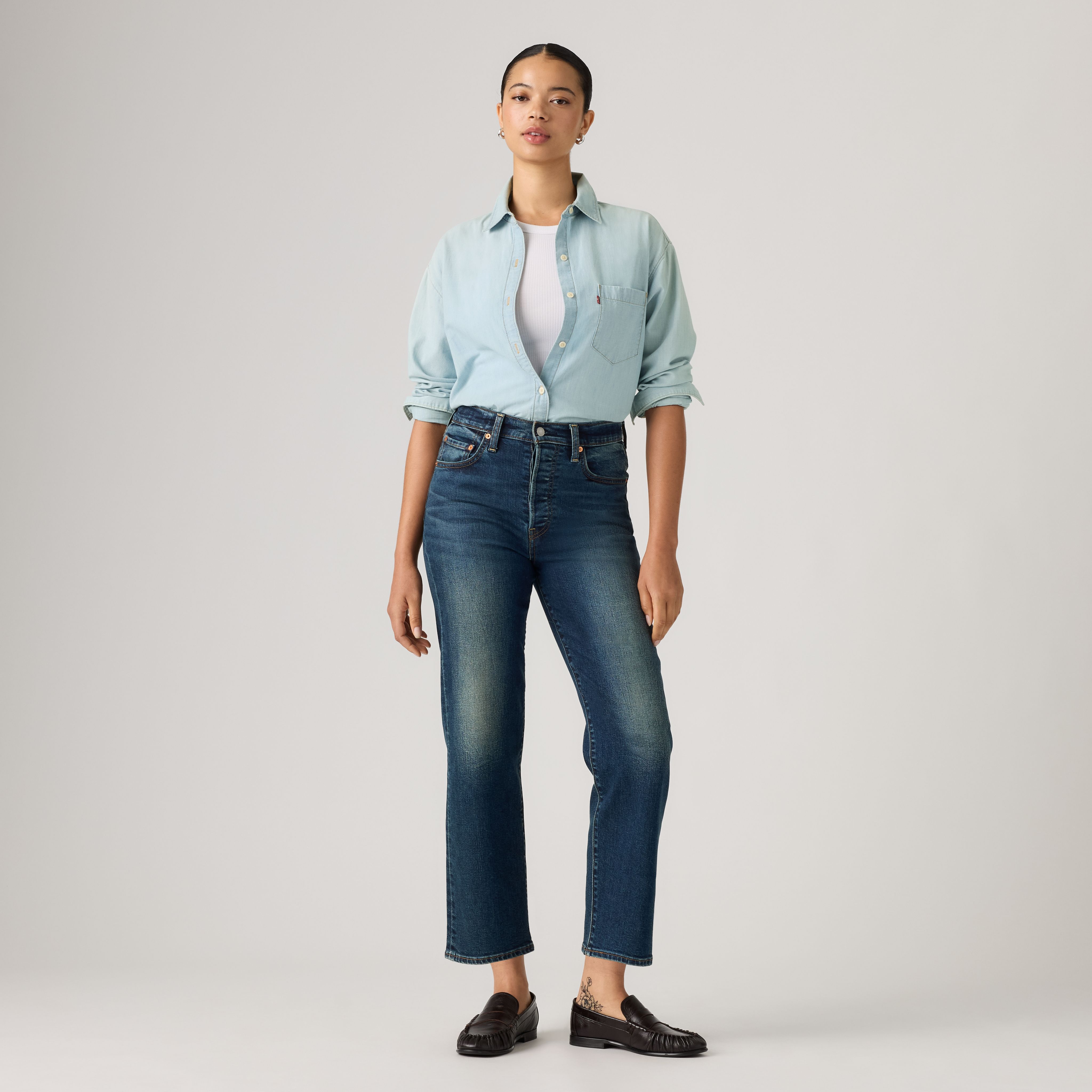 Ribcage Straight Ankle Jeans 5