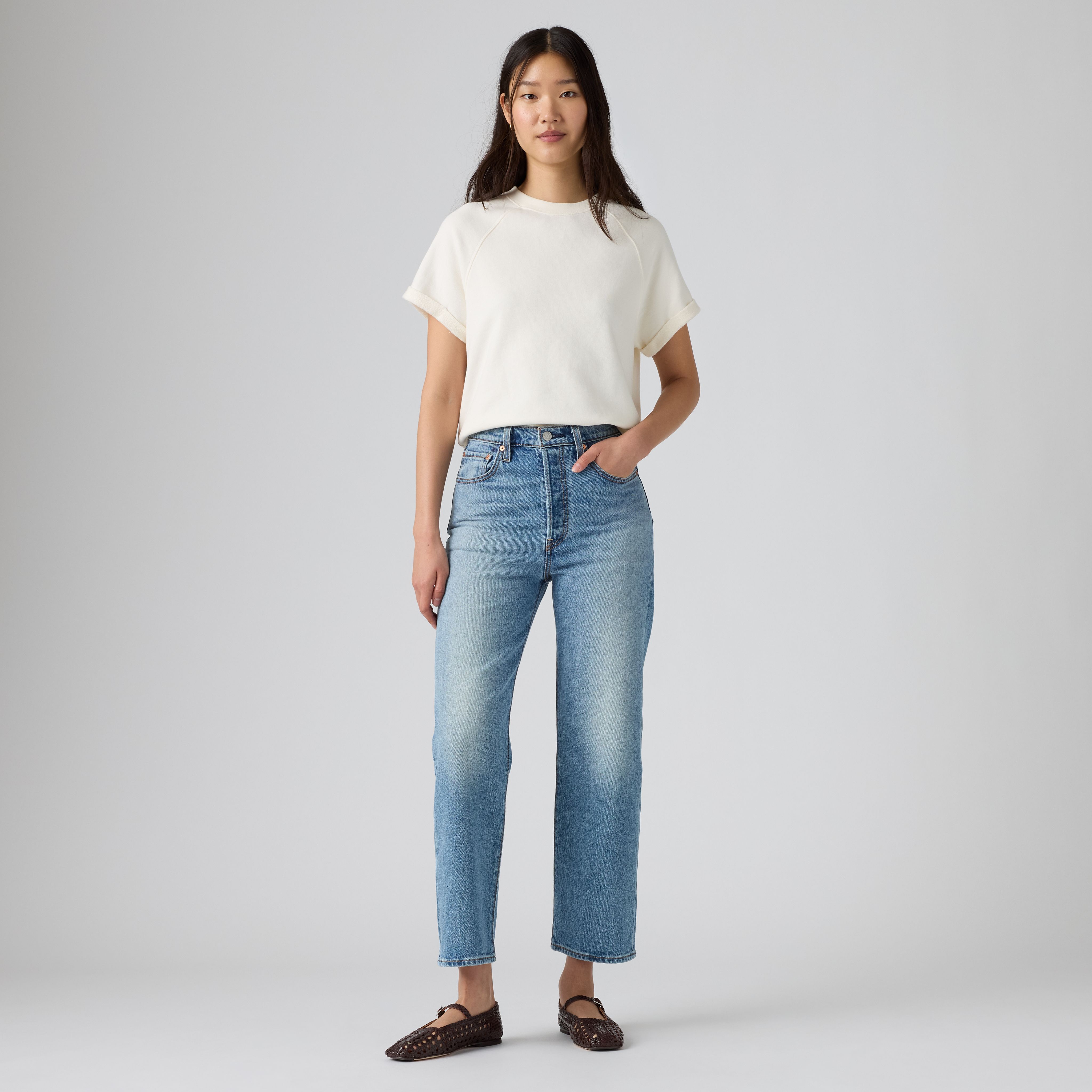 Ribcage Straight Ankle Jeans 5