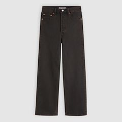 Ribcage Straight Ankle Women's Jeans — Over A Cup - Brown 6
