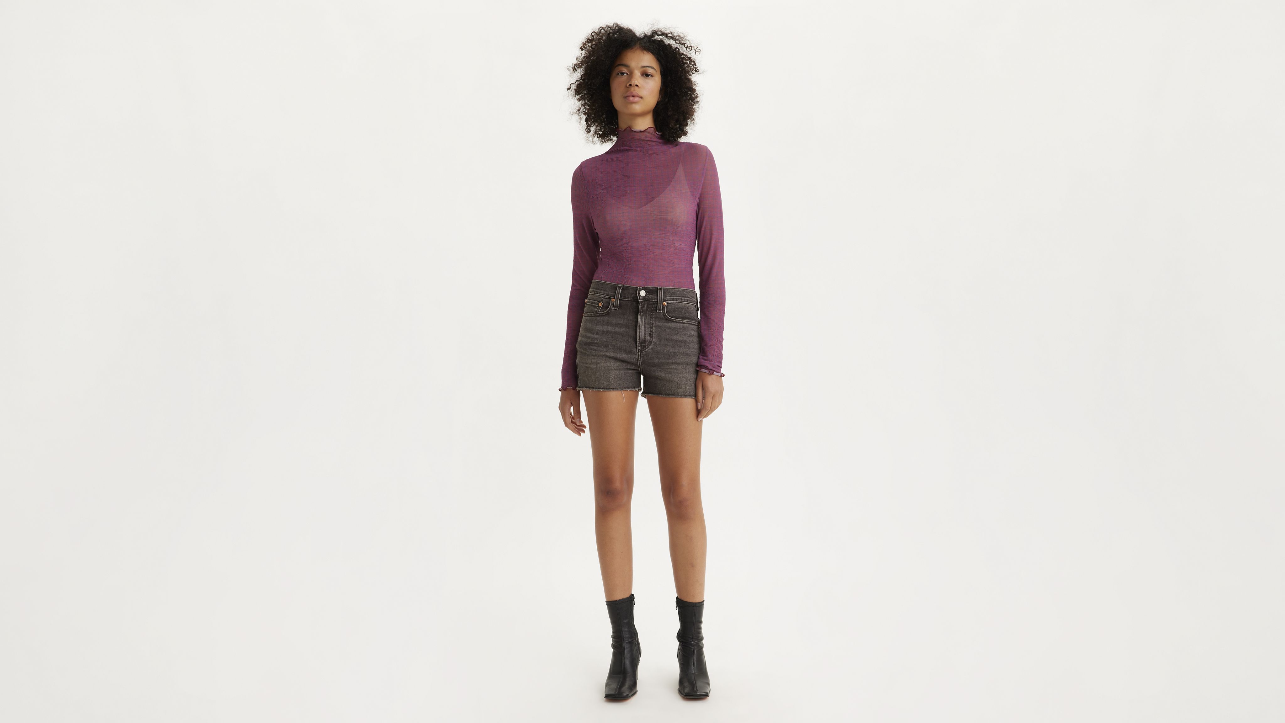 High Rise Women's Shorts 1