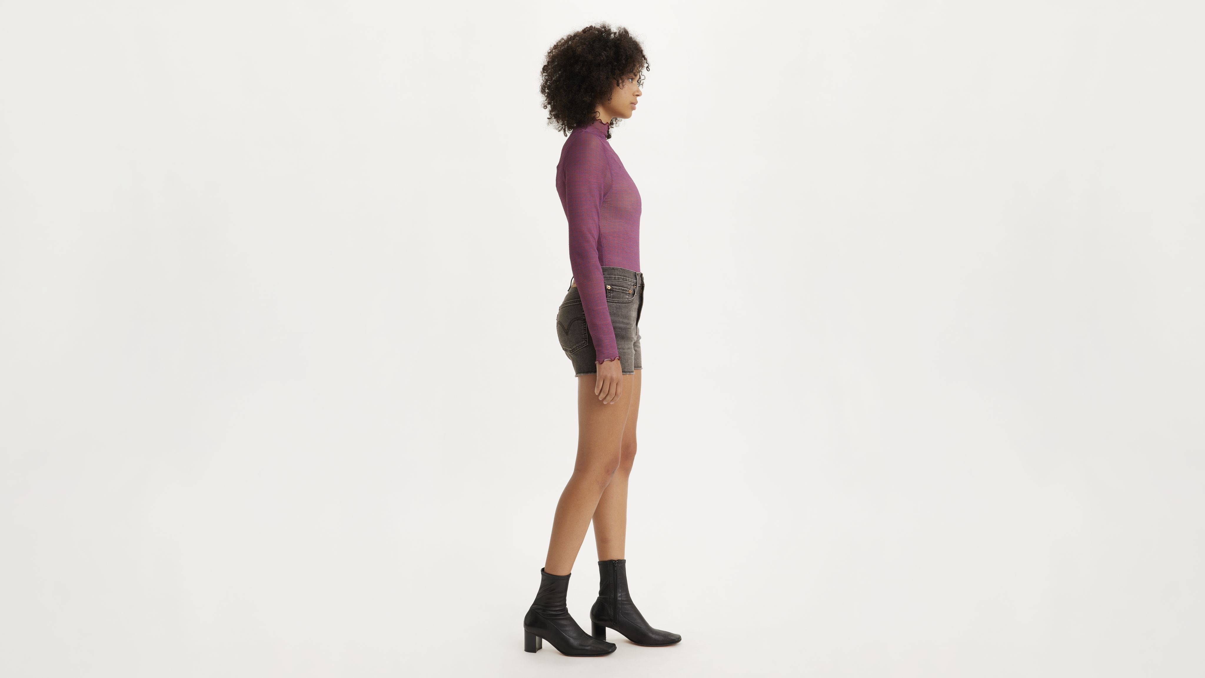 High Rise Women's Shorts 2