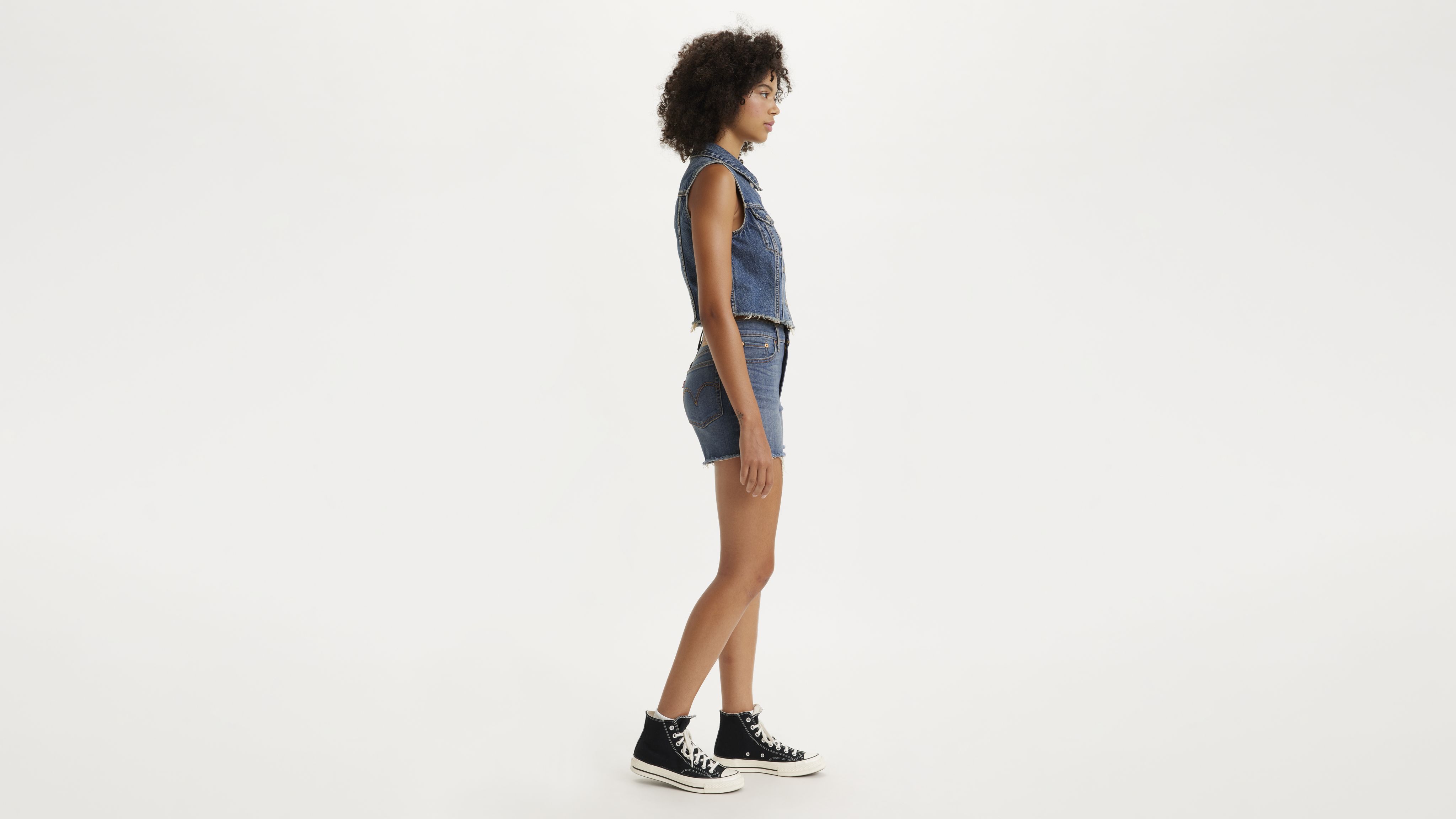 High Rise Women's Shorts 2