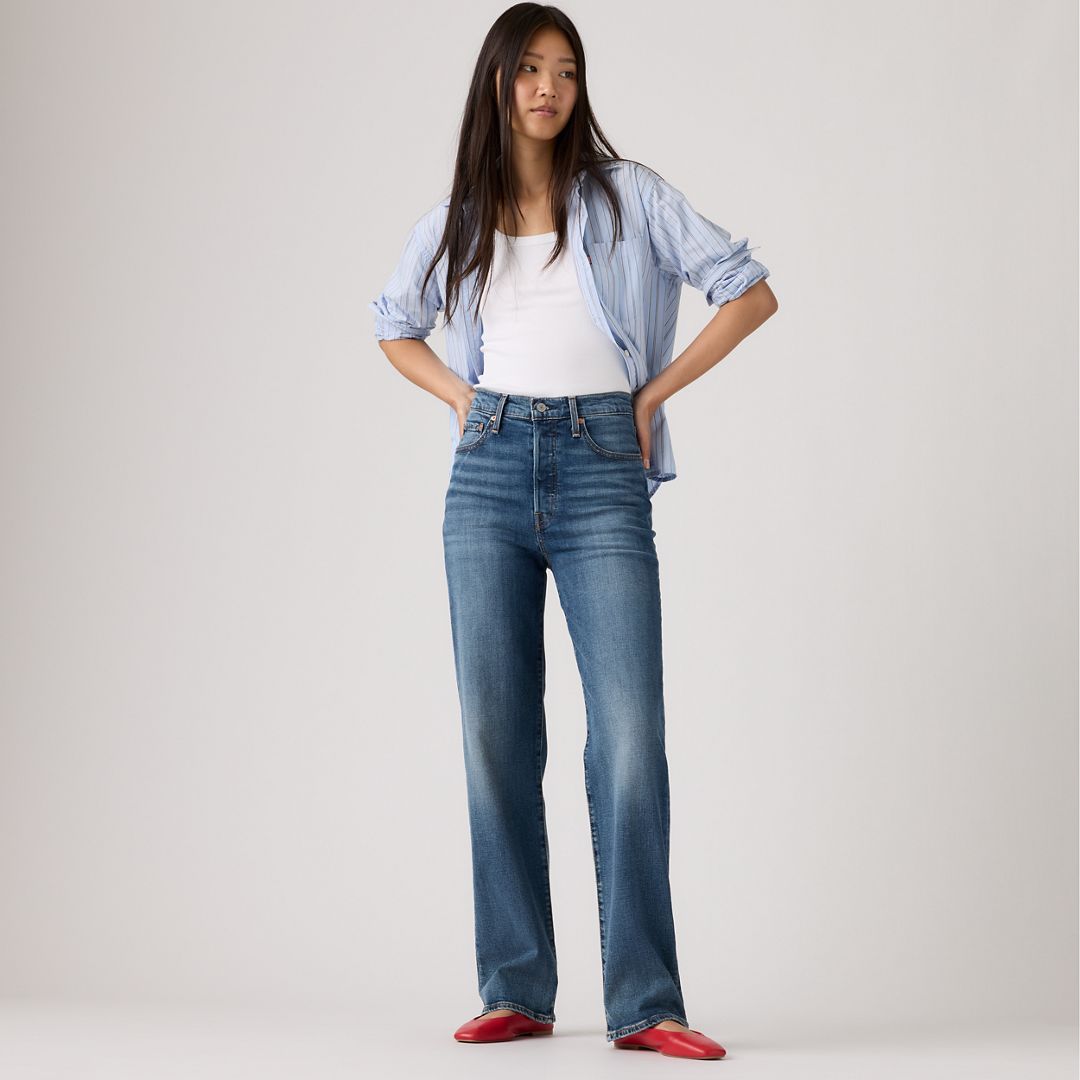 Levi's Ribcage Full Length Candiani Denim Women's Jeans 25x32