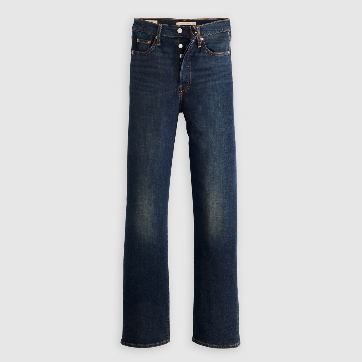 Ribcage Full Length Candiani Denim Women's Jeans — Find Them - Dark Wash
