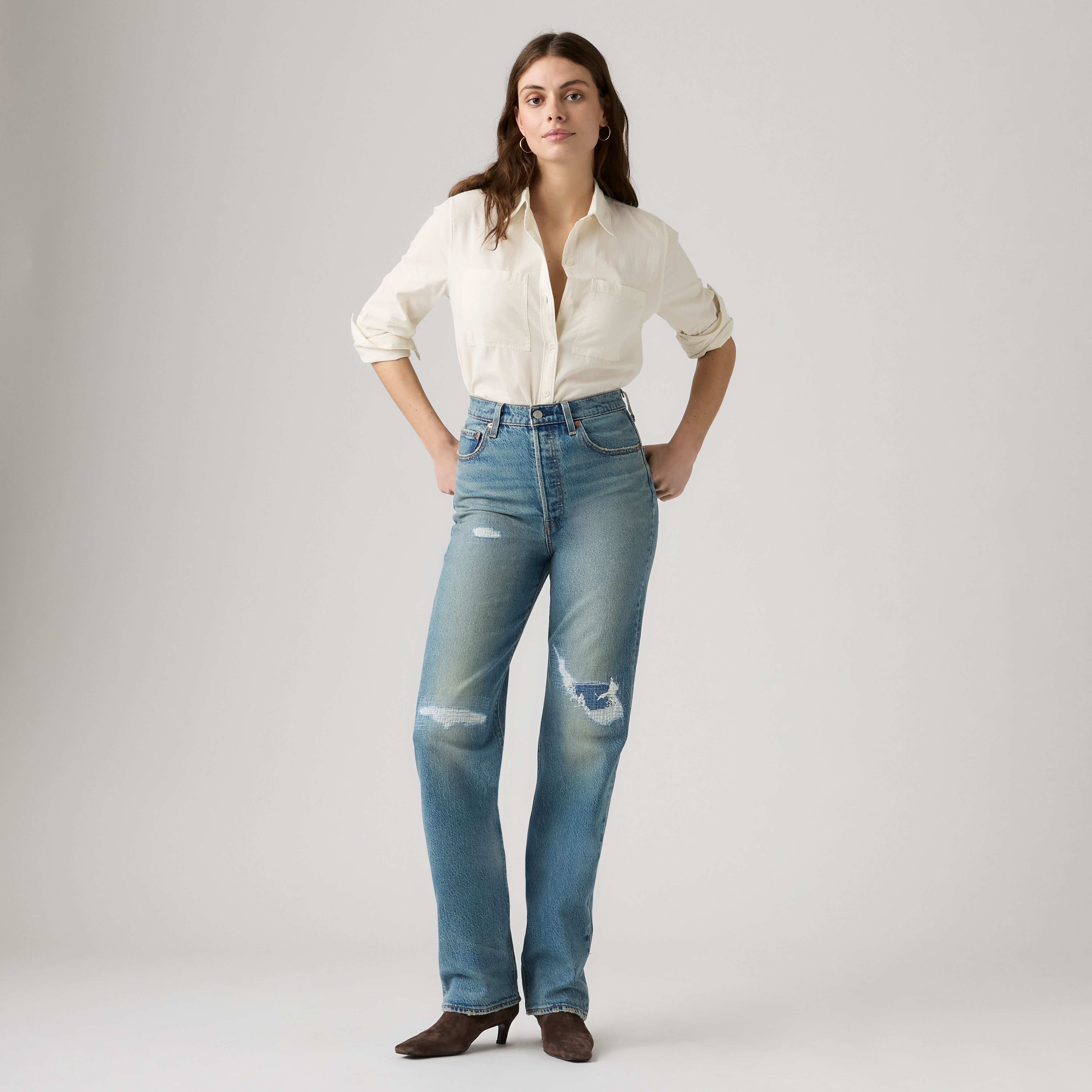 Ribcage Straight Full Length Women's Jeans 5