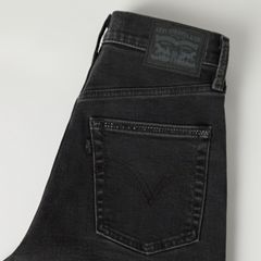 Ribcage Straight Full Length Women's Jeans — Road Less Travelled - Black 8