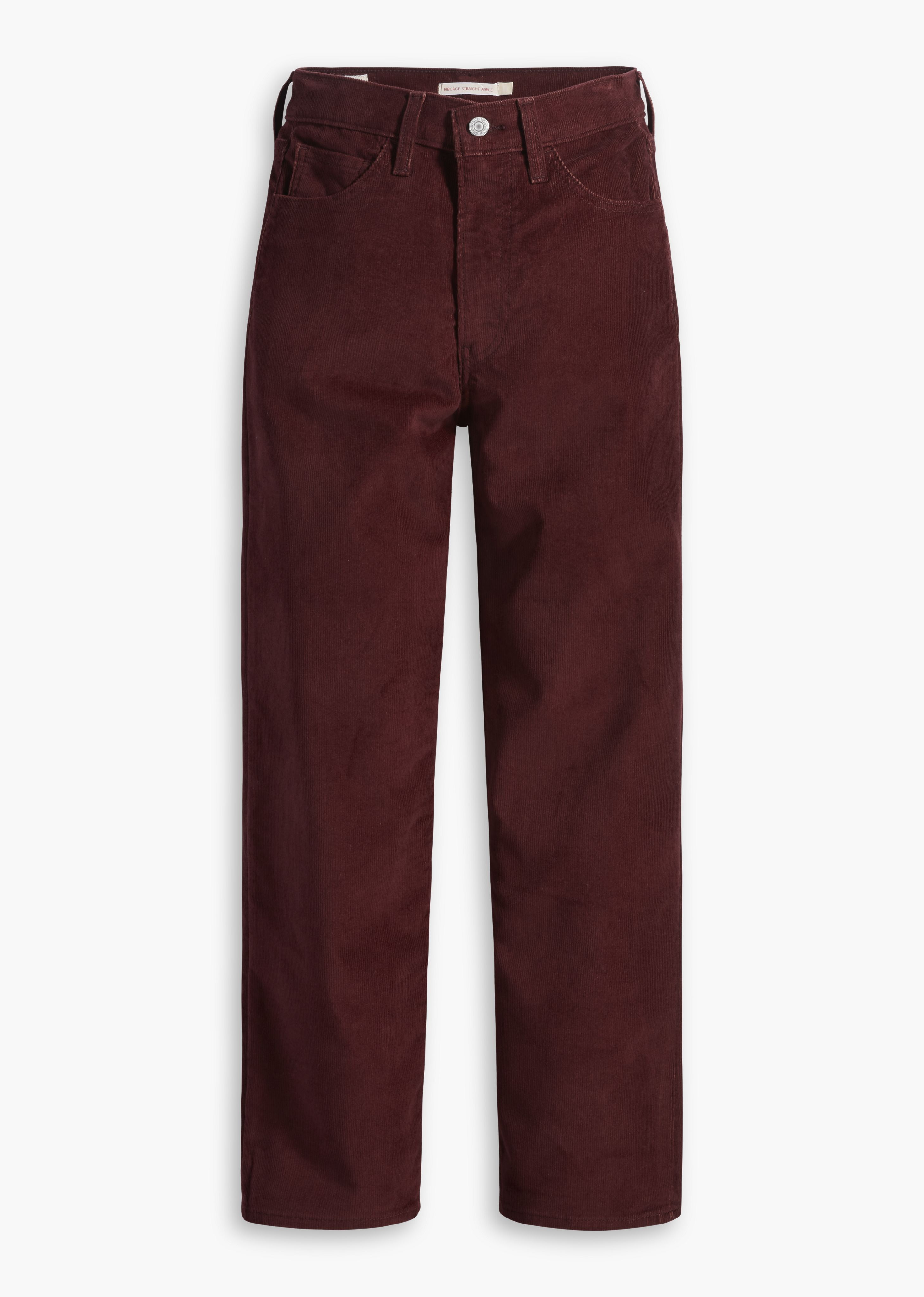 Ribcage Straight Ankle Corduroy Women's Pants 6