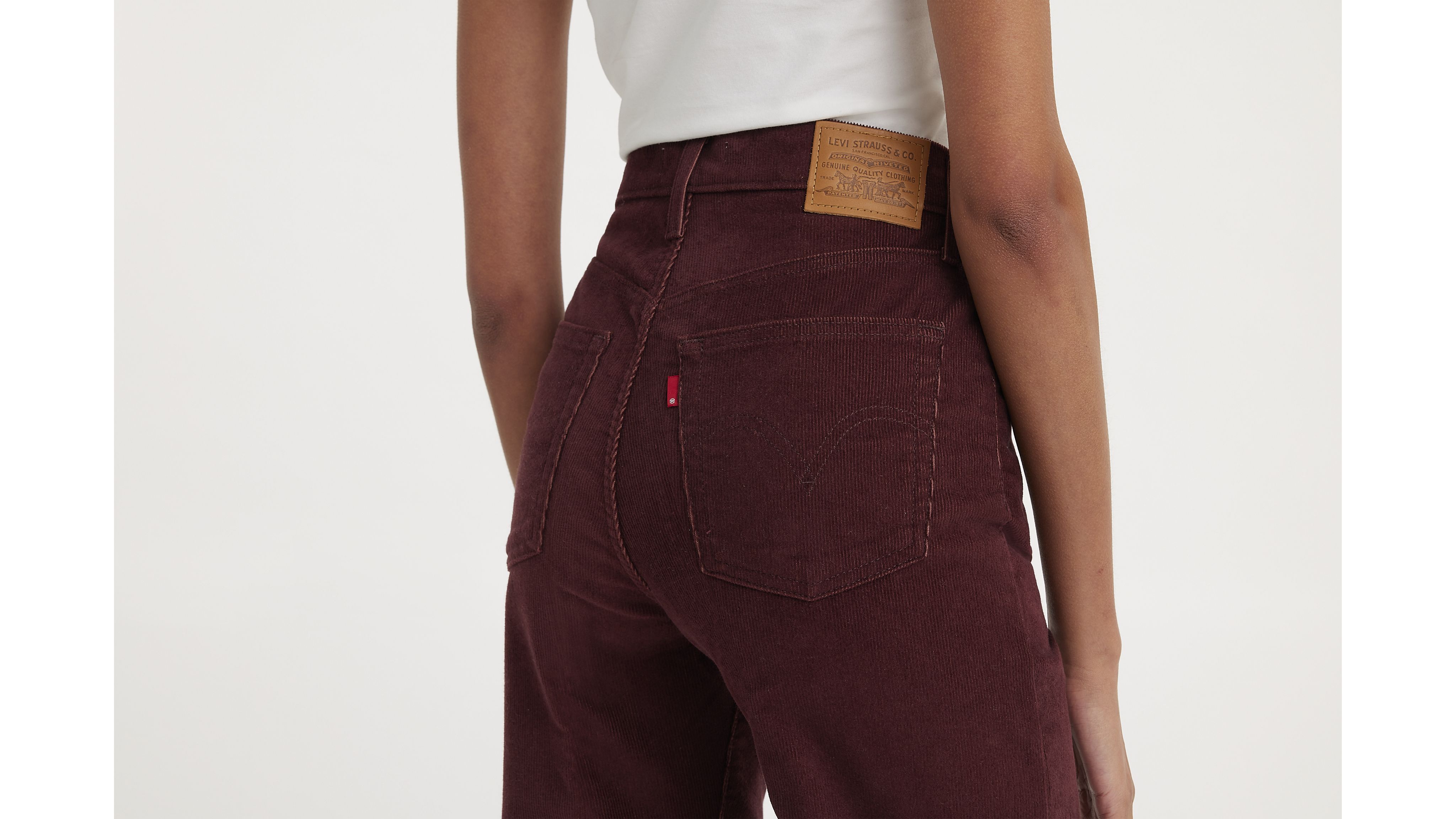 Ribcage Straight Ankle Corduroy Women's Pants 2