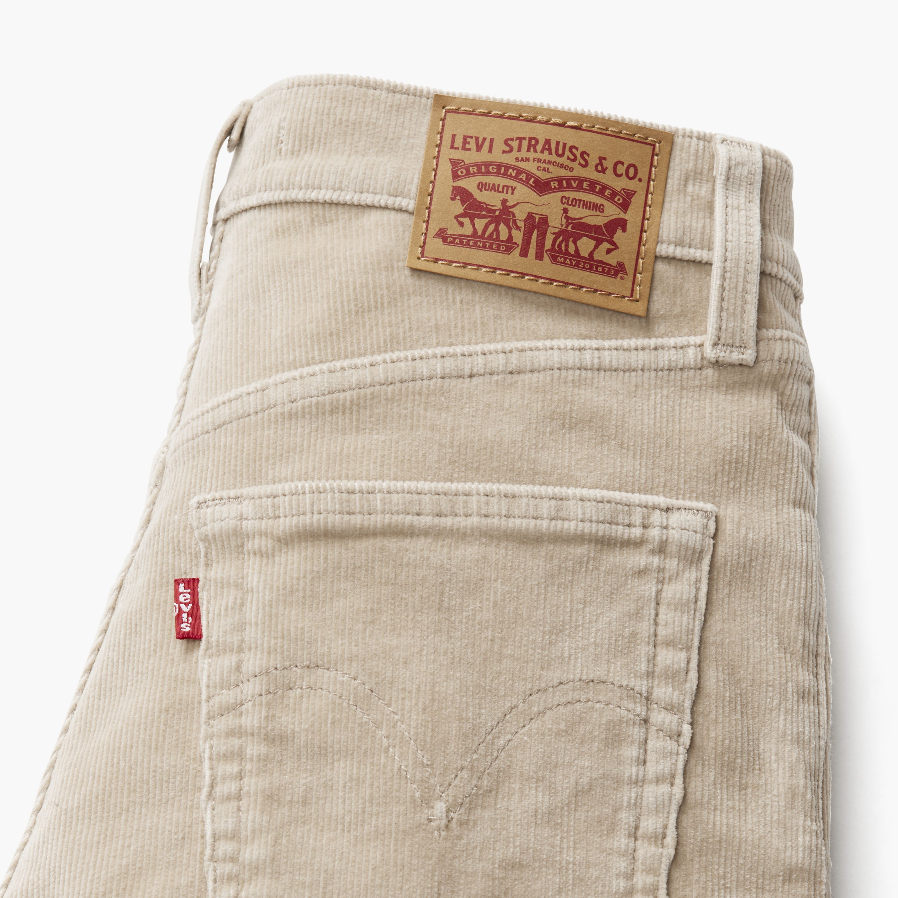 Ribcage Straight Ankle Corduroy Women's Pants 7