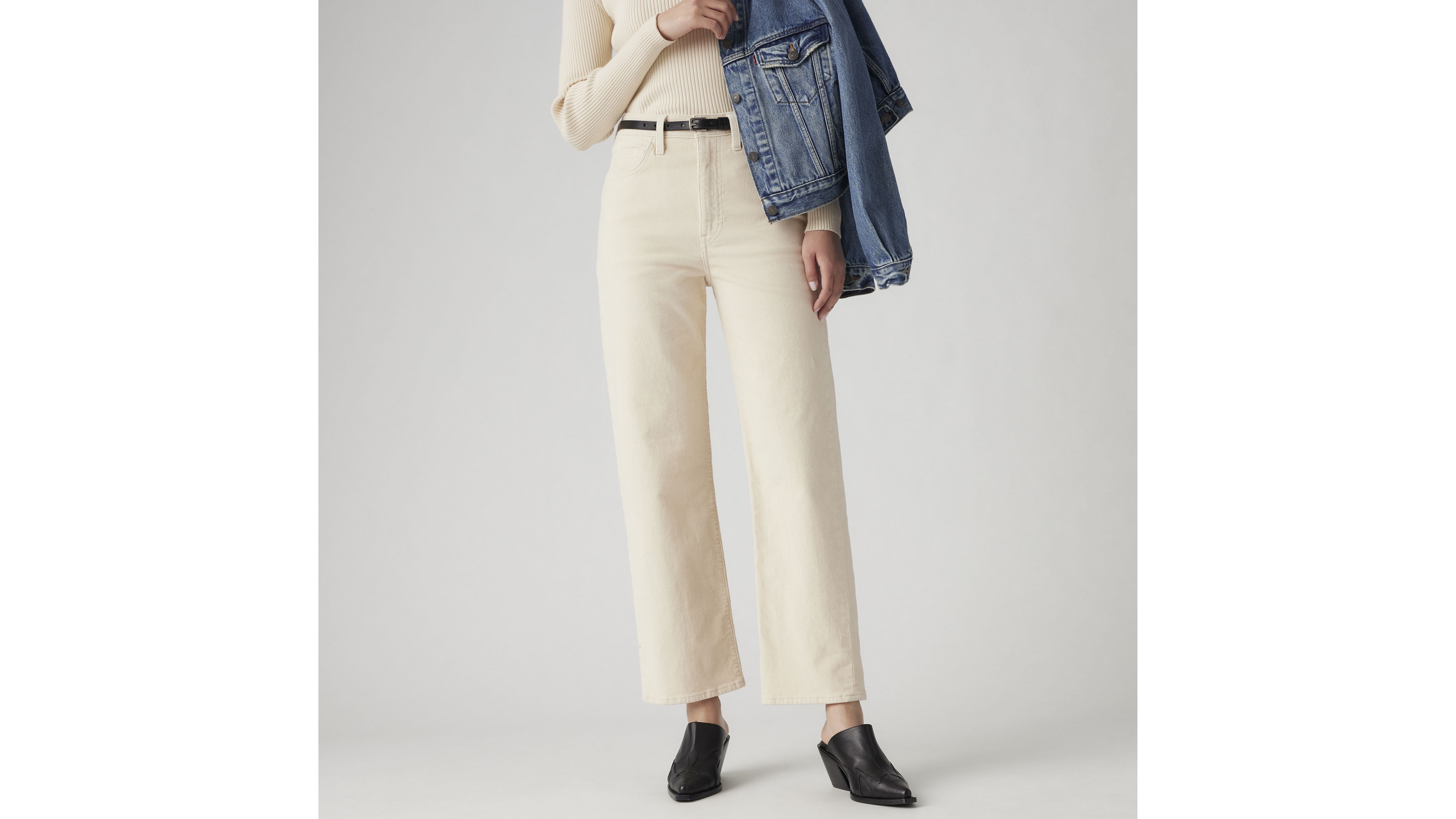 Ribcage Straight Ankle Corduroy Women's Pants 2