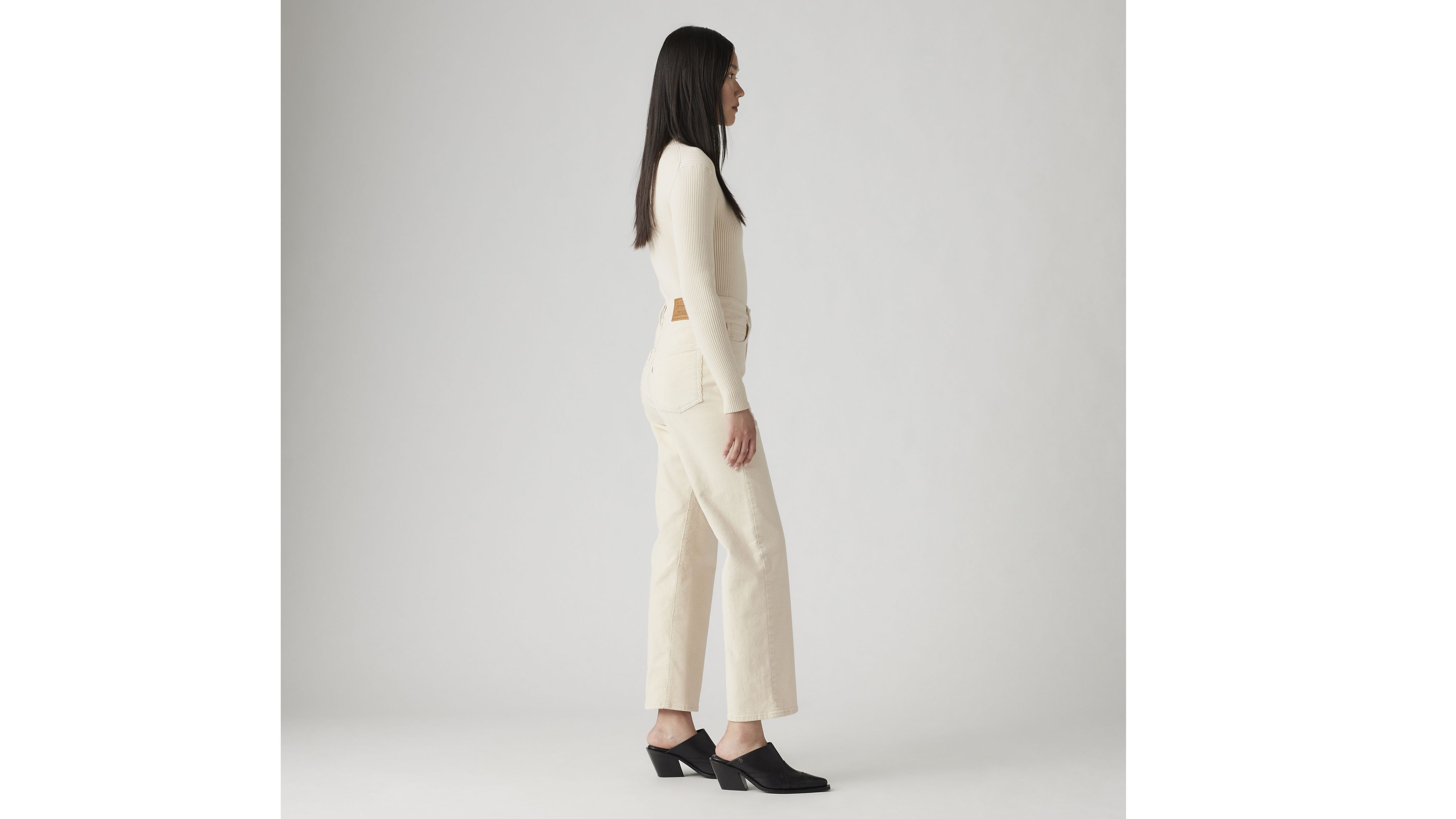 Ribcage Straight Ankle Corduroy Women's Pants 4