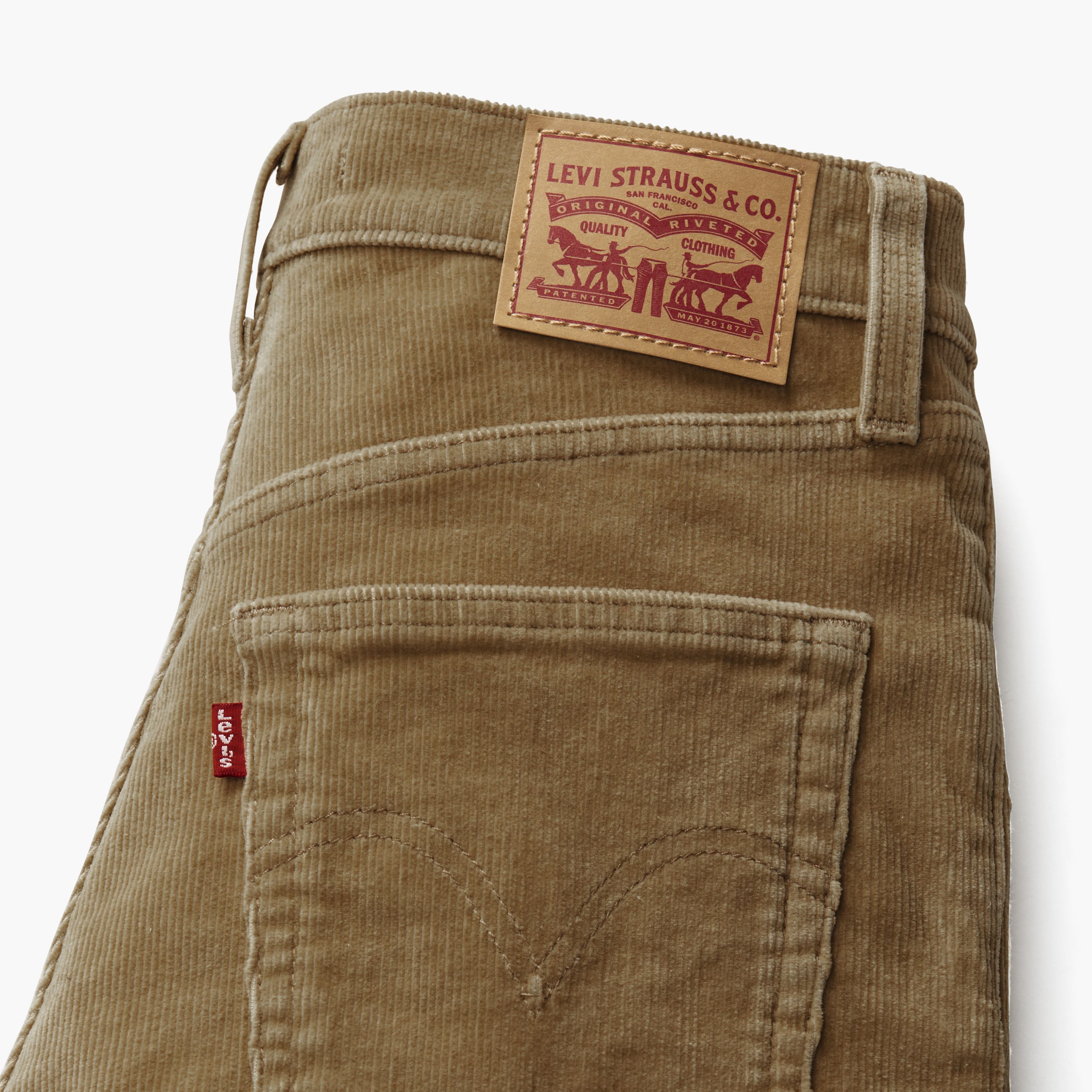 Ribcage Straight Ankle Corduroy Women's Pants 7
