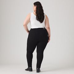 721 High Rise Skinny Women's Jeans (Plus Size) — Black Peony 3