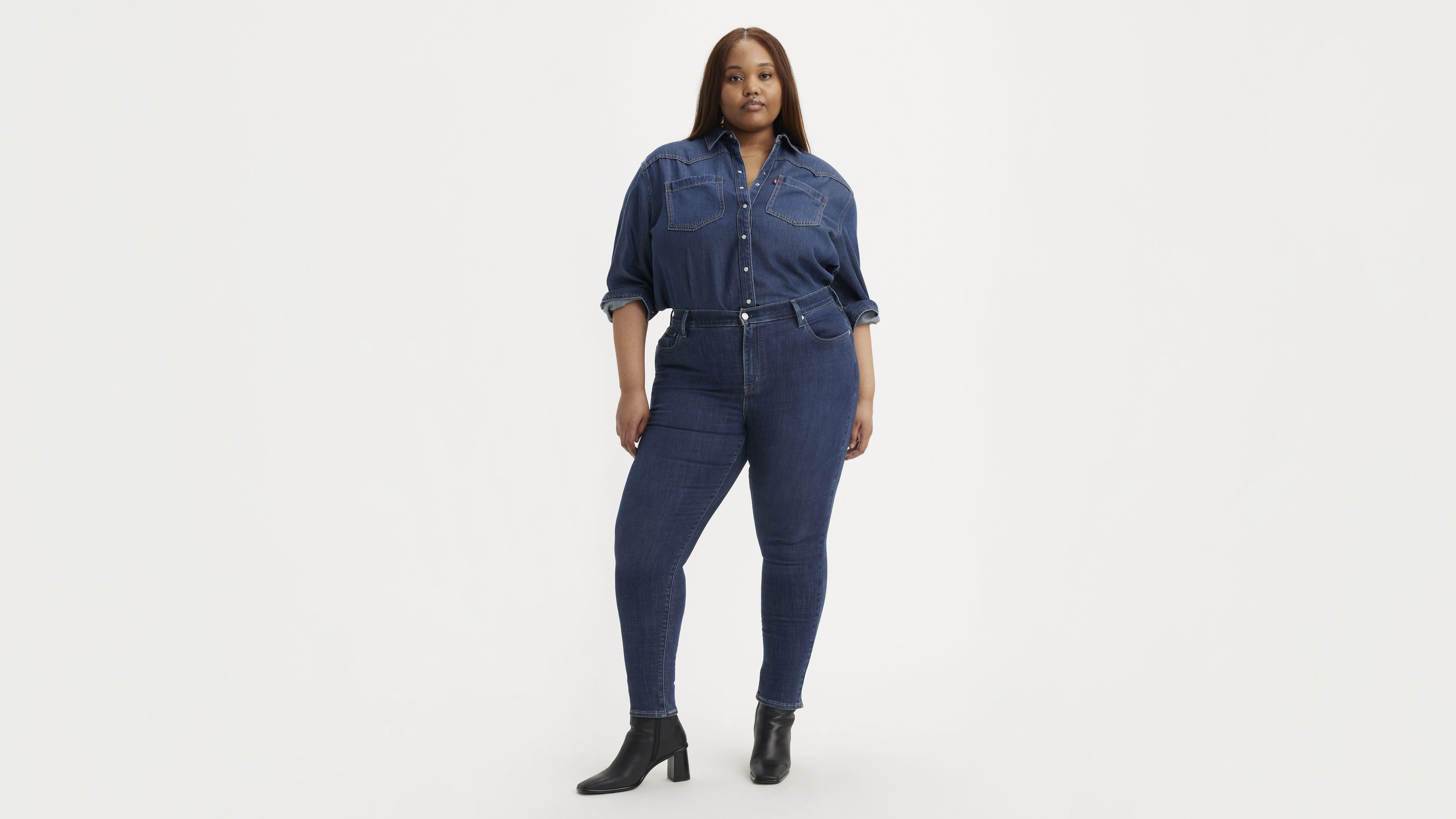 721 High Rise Skinny Women's Jeans (Plus Size) 5