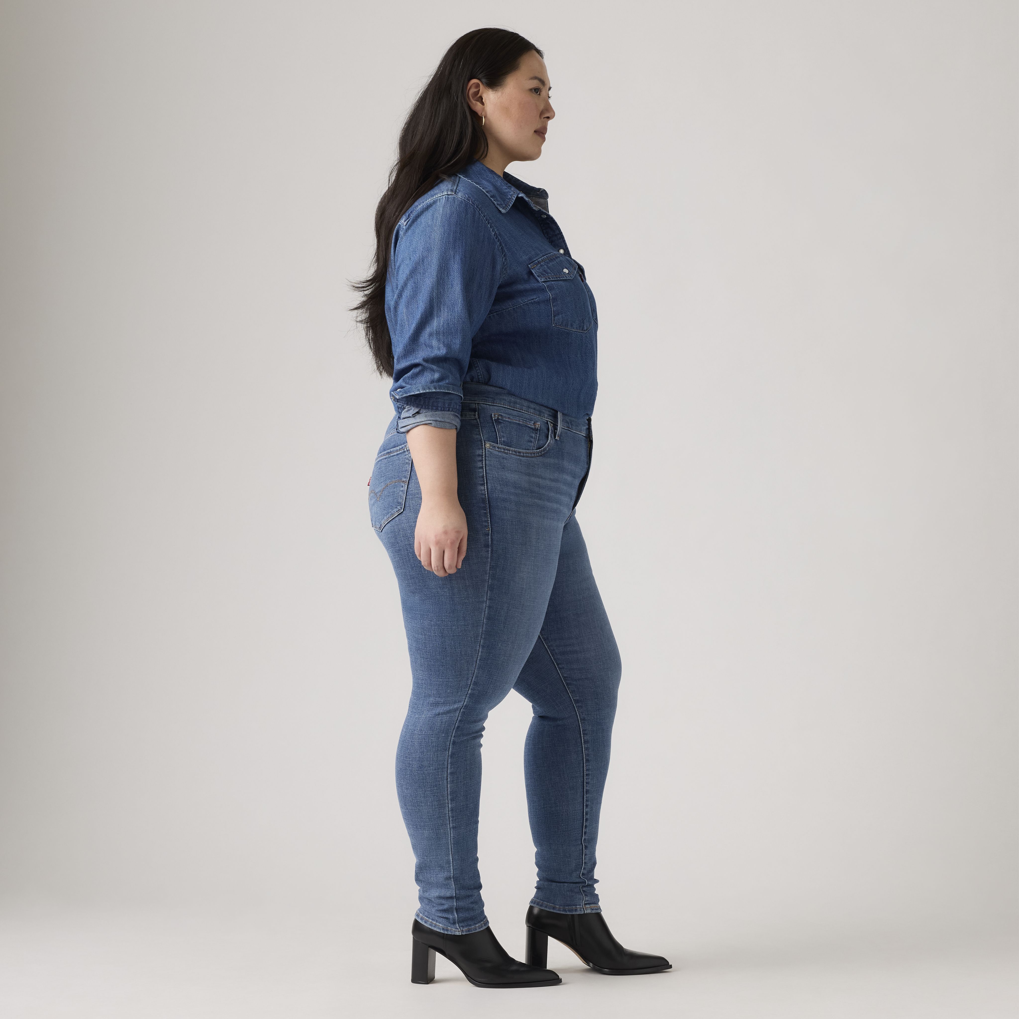 721 High Rise Skinny Women's Jeans (Plus Size) 3