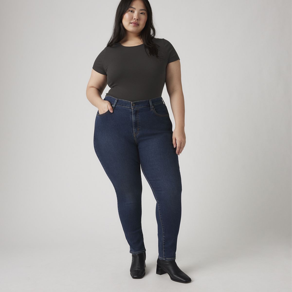 721 High Rise Skinny Women's Jeans (Plus Size) — Eternal Indigo - Dark Wash