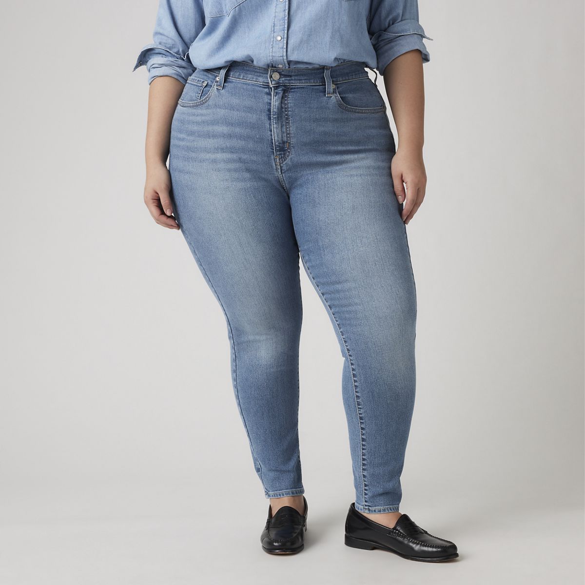 721 High Rise Skinny Women's Jeans (Plus Size) — Eternal Indigo - Medium Wash