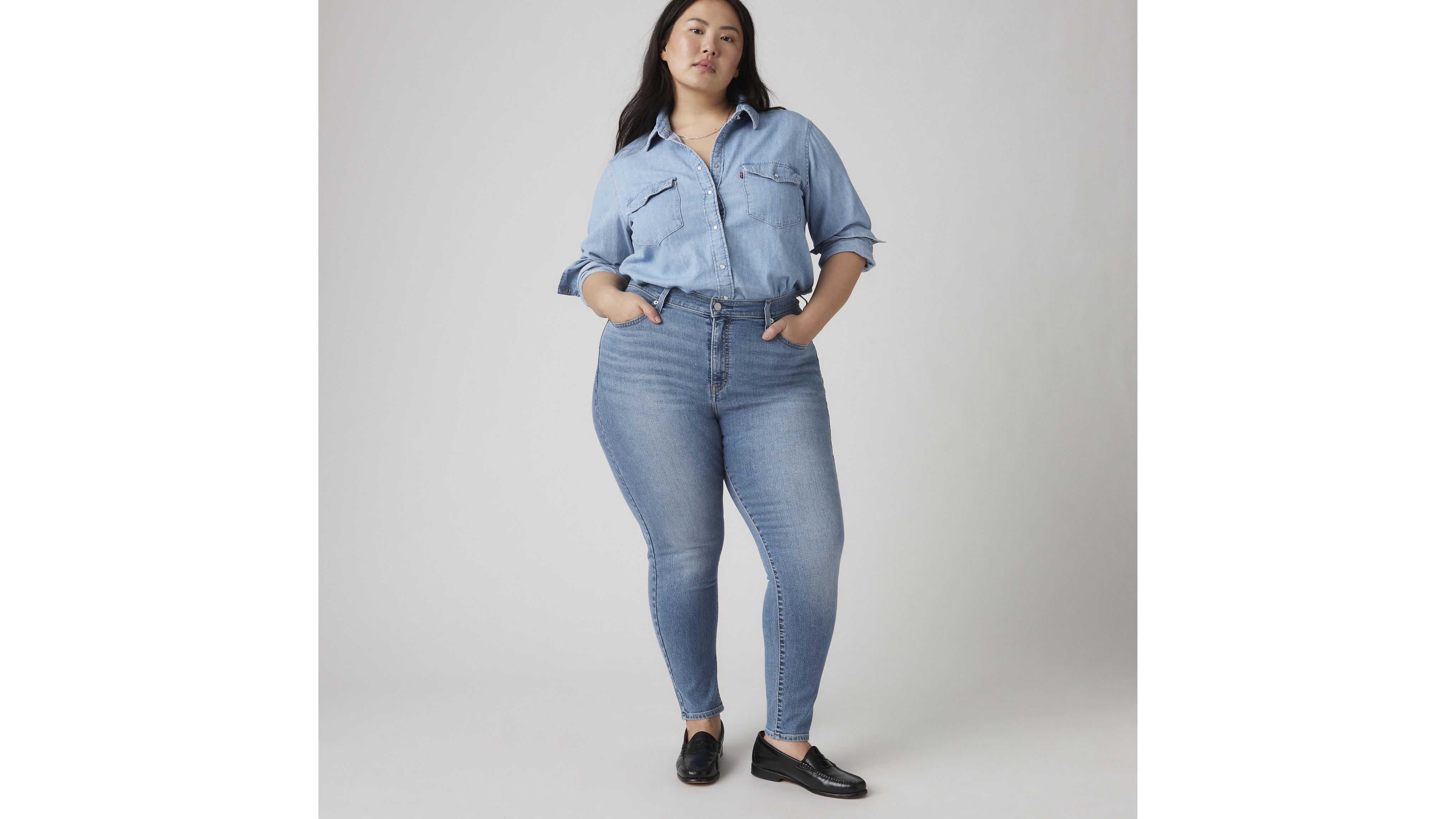 721 High Rise Skinny Women's Jeans (Plus Size)