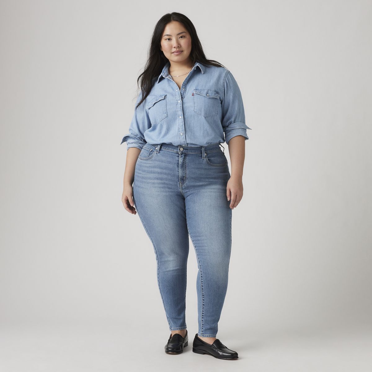 721 High Rise Skinny Women's Jeans (Plus Size) — Eternal Indigo - Medium Wash