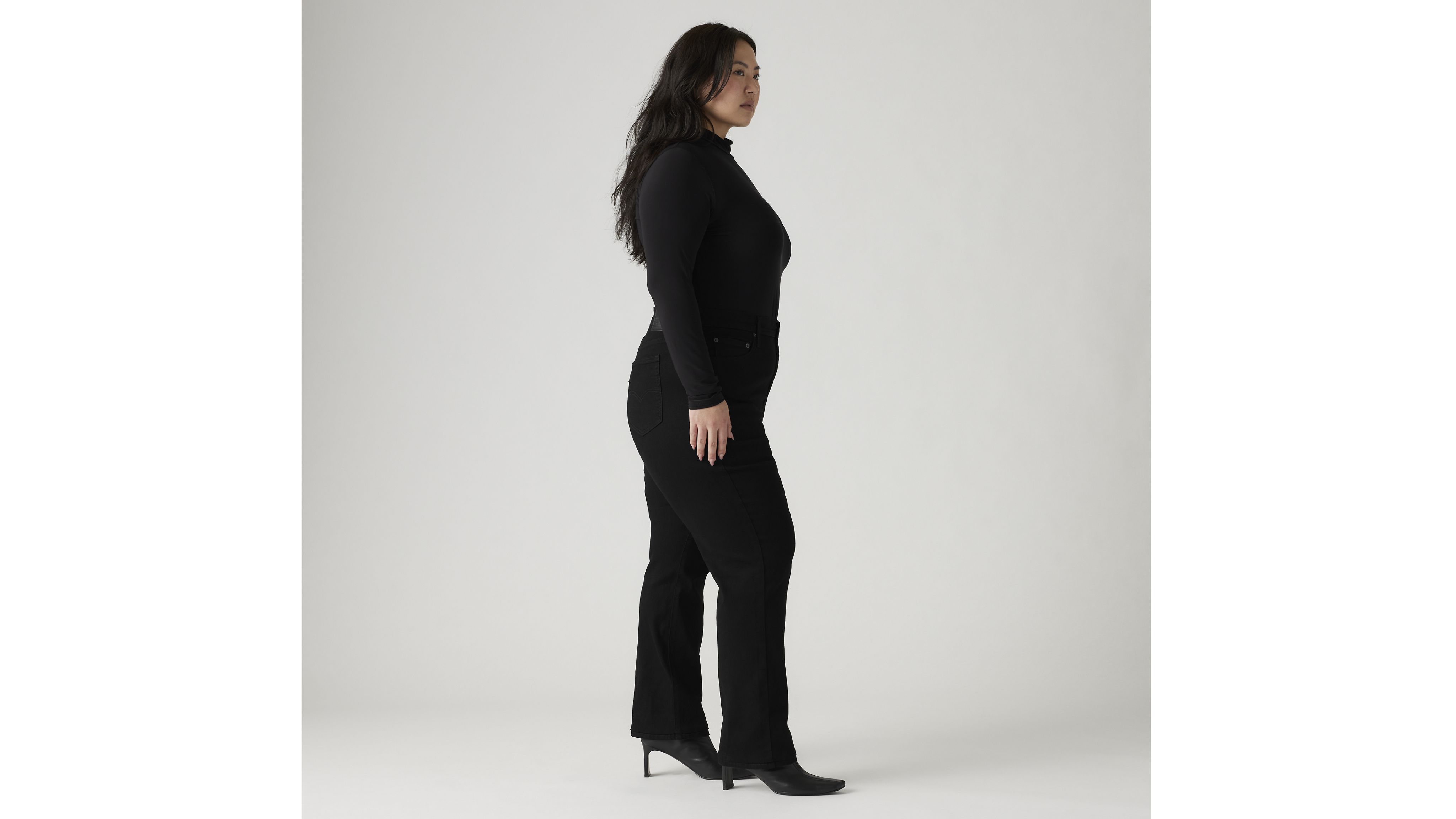 724™ High Rise Slim Straight Jeans (Plus-Größe) 4