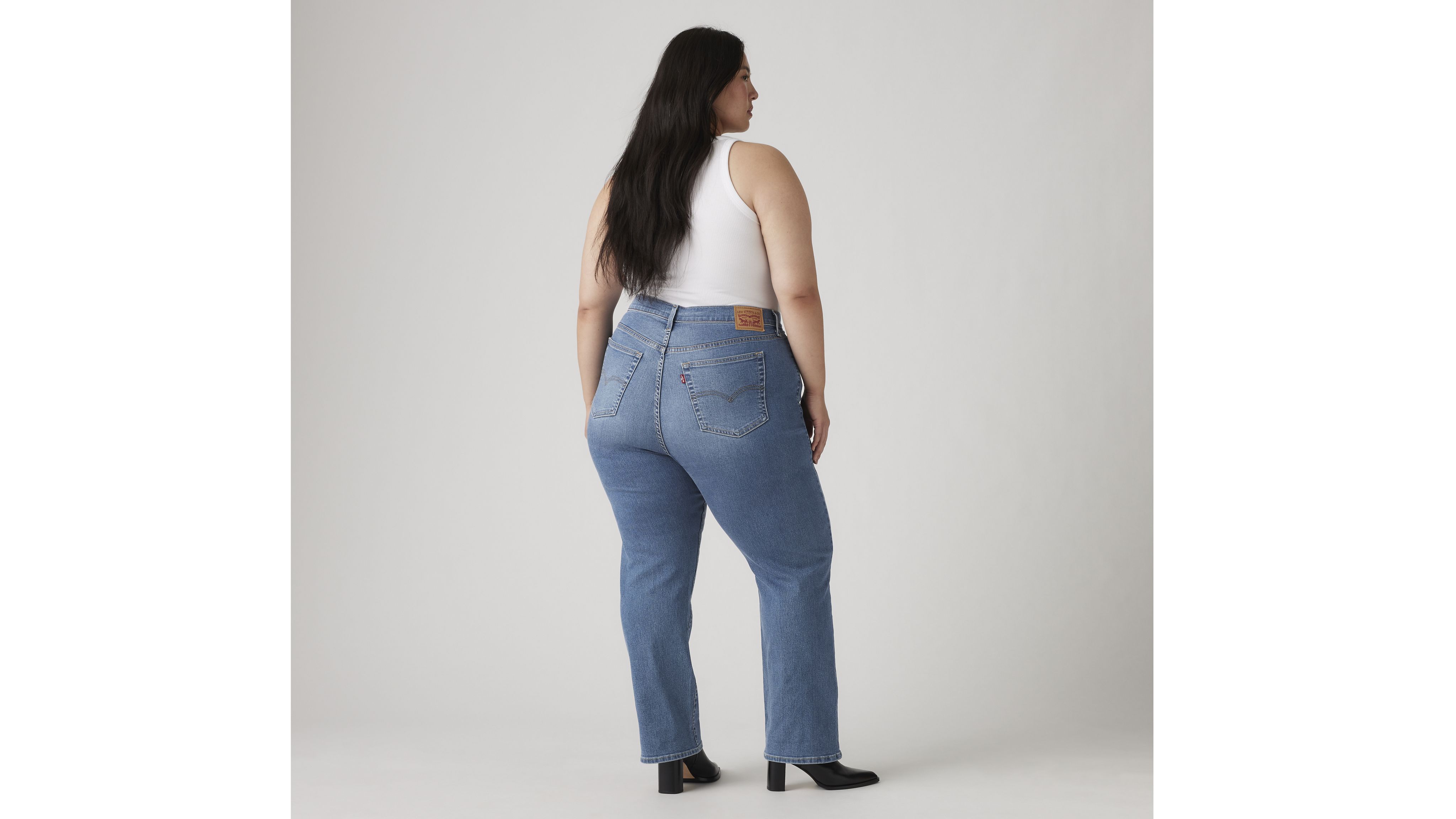 724 High Rise Straight Women's Jeans (Plus Size) 4