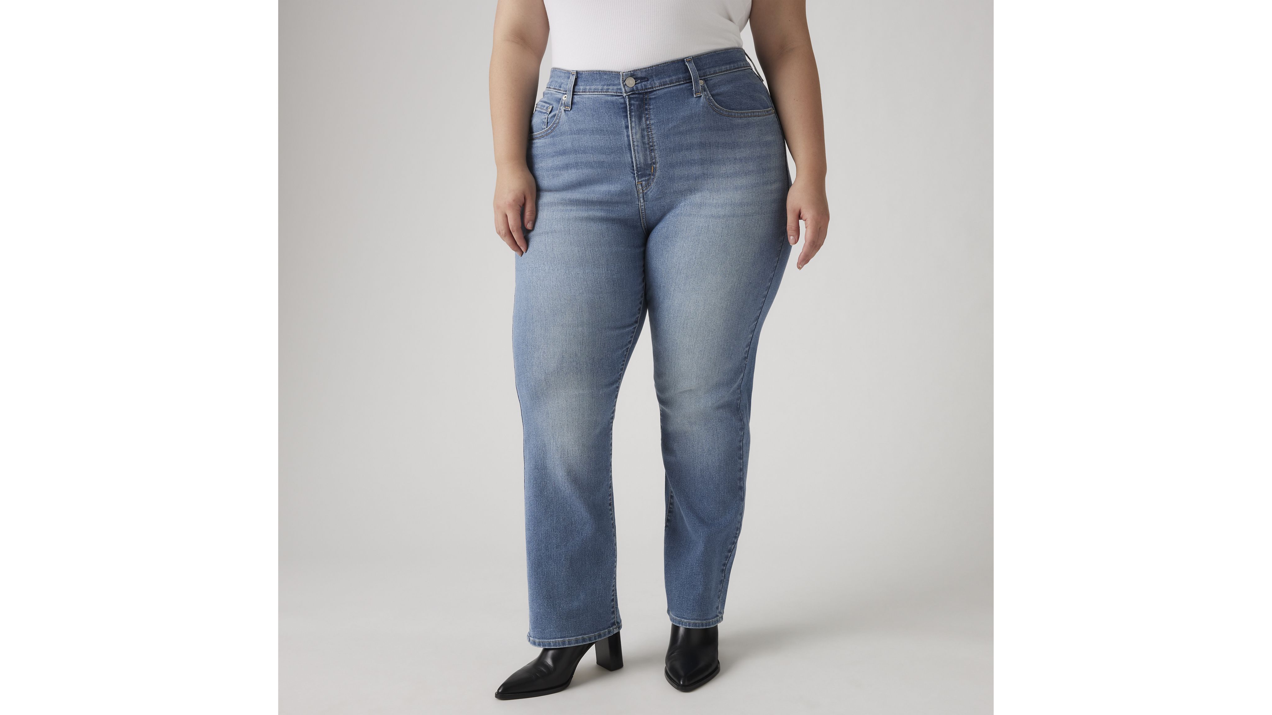 724 High Rise Straight Women's Jeans (Plus Size) 5