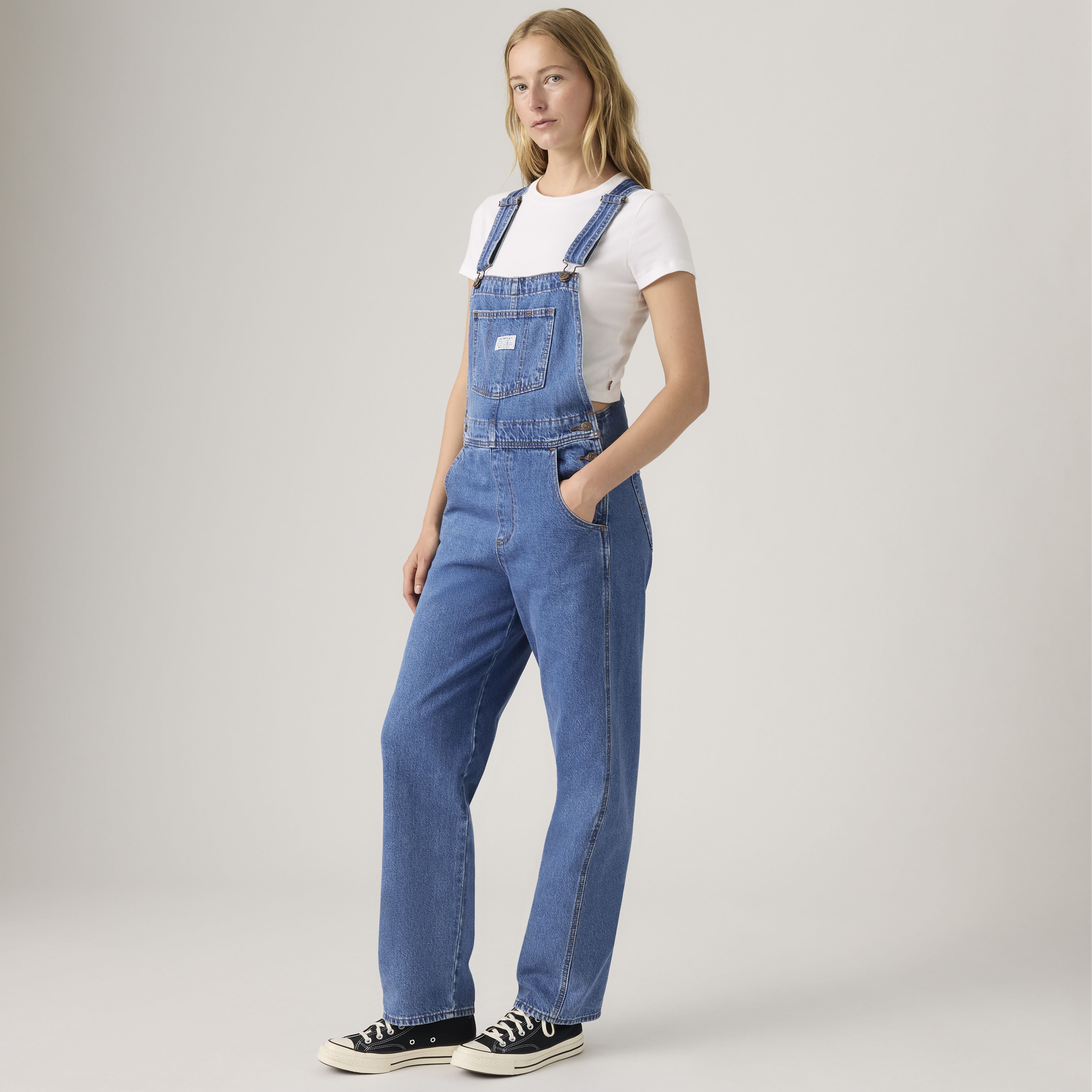 Levi's VINTAGE CLOTHING No.2 オーバーオール Vintage Women's Overalls - Dark Wash | Levi's® US