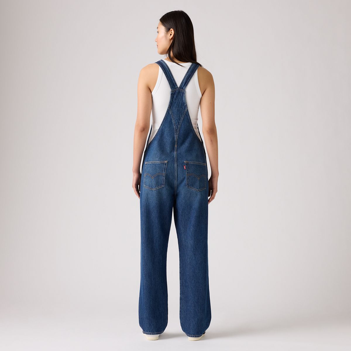 Vintage Denim Women's Overalls — Propose To Me - Dark Wash