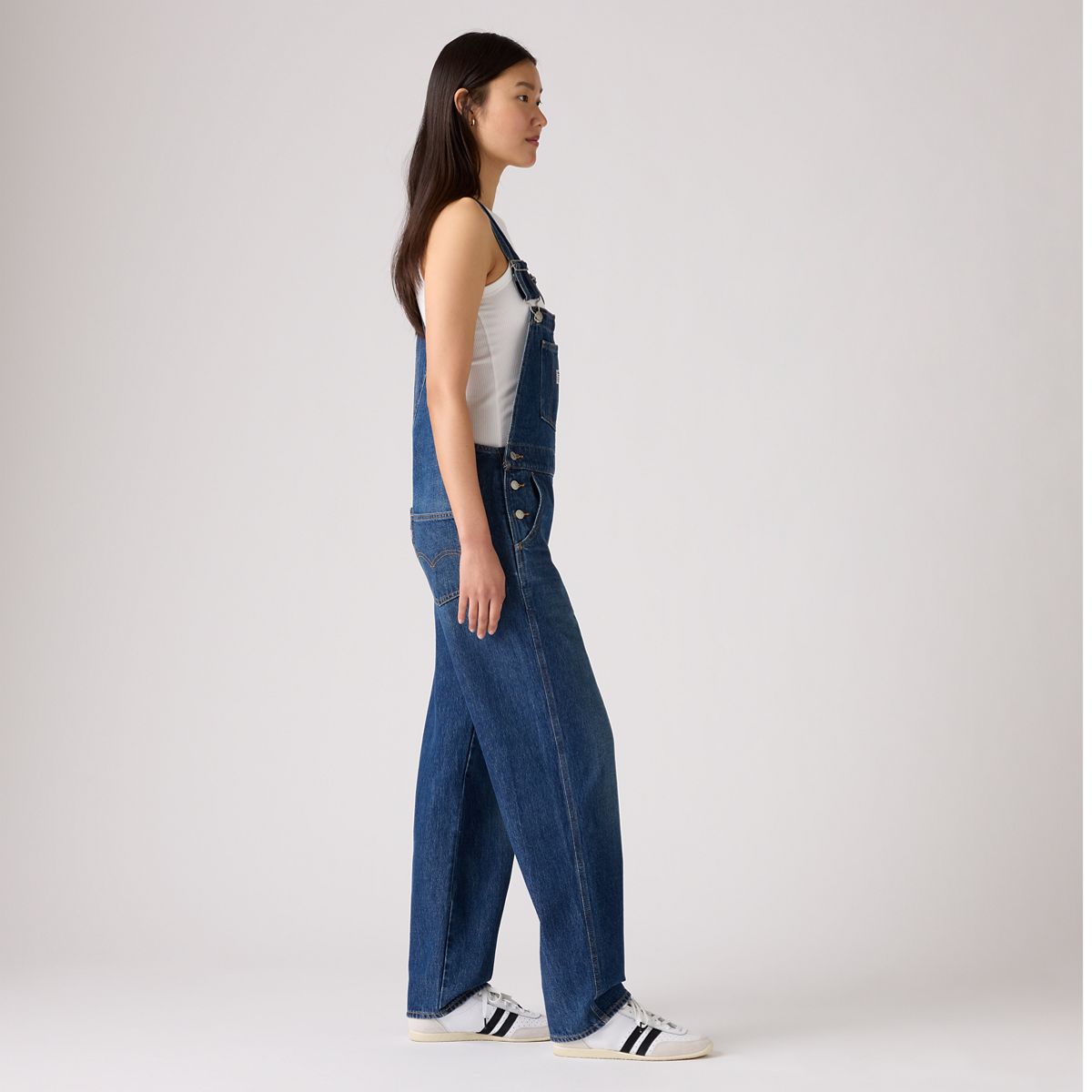 Vintage Denim Women's Overalls — Propose To Me - Dark Wash
