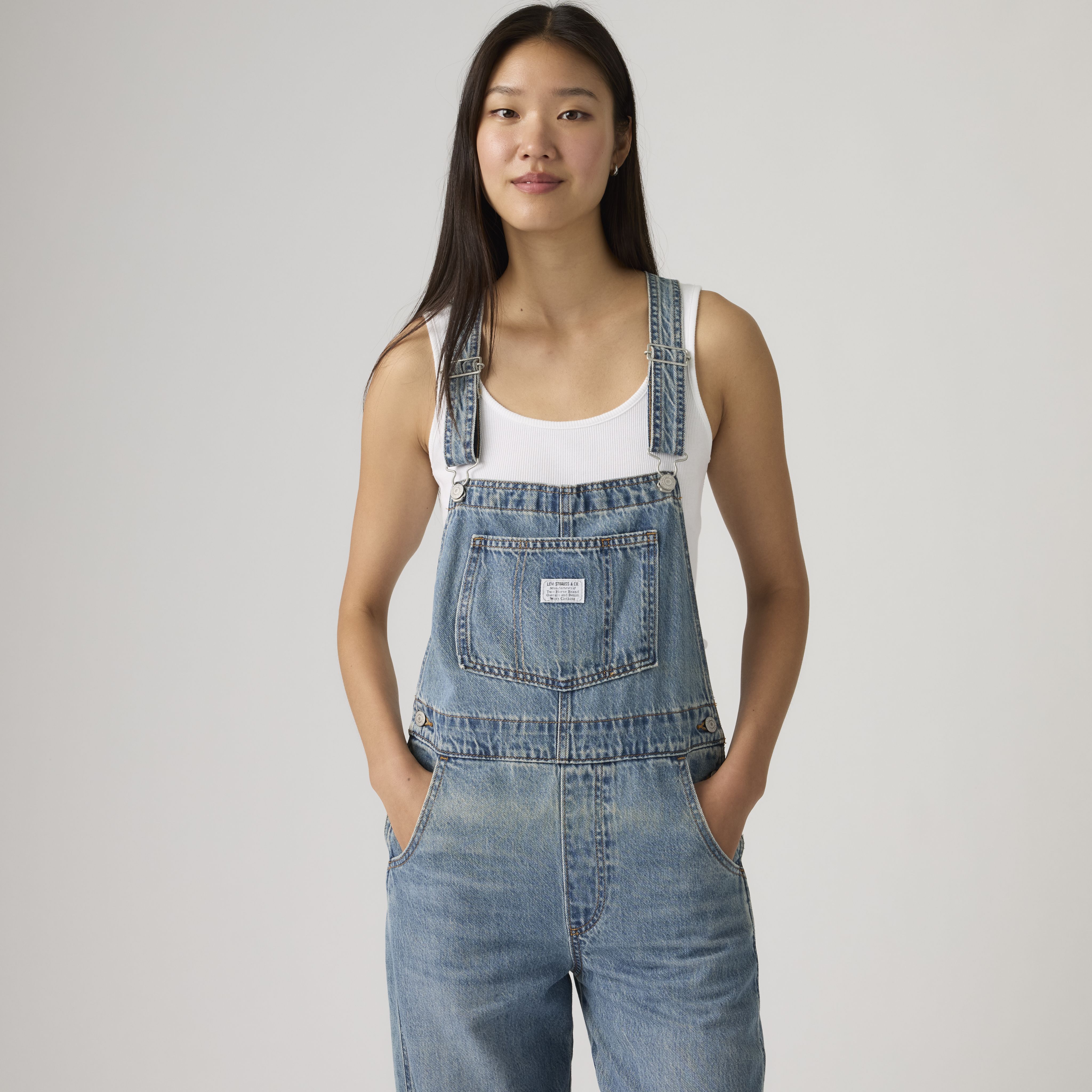 Vintage Denim Lightweight Overalls 2