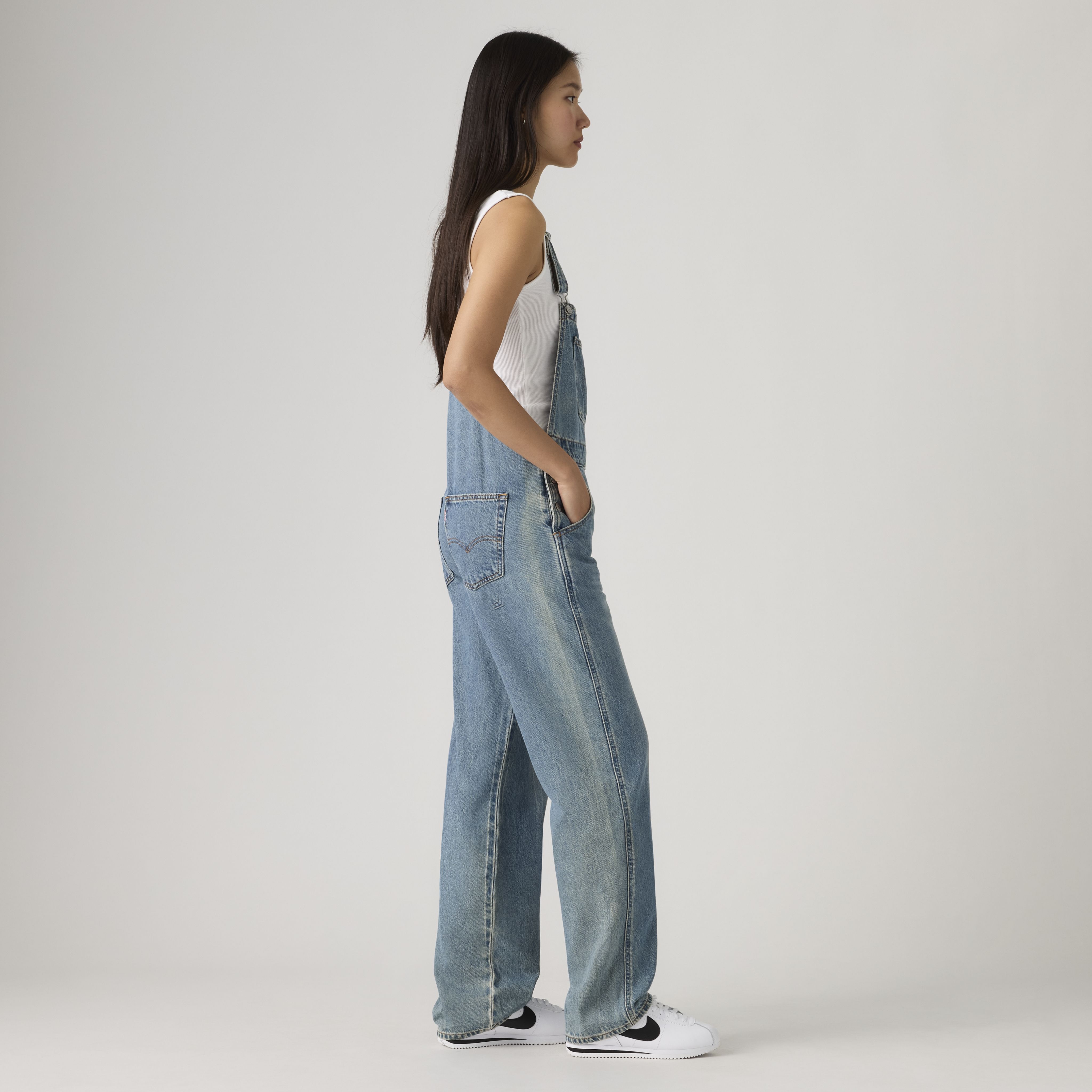 Vintage Denim Lightweight Overalls 4
