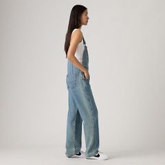 Vintage Denim Women's Overalls — File Away - Medium Wash 4