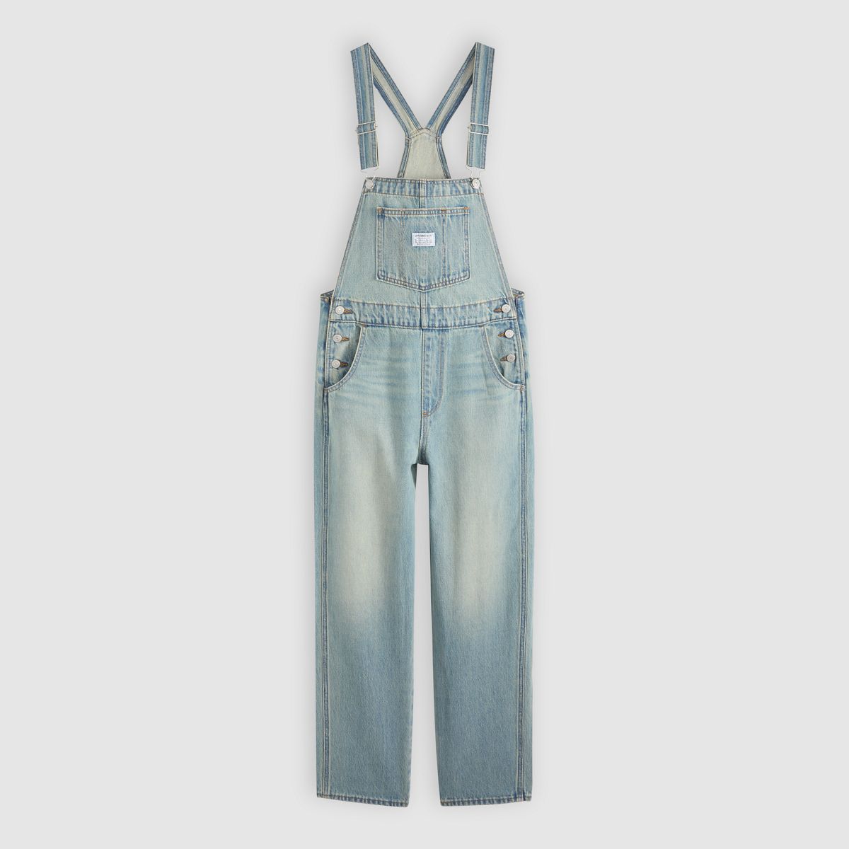 Vintage Denim Overalls — Time To Dust Ovrall - Medium Wash
