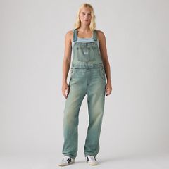 Vintage Denim Overalls — Time To Dust Ovrall - Medium Wash 5