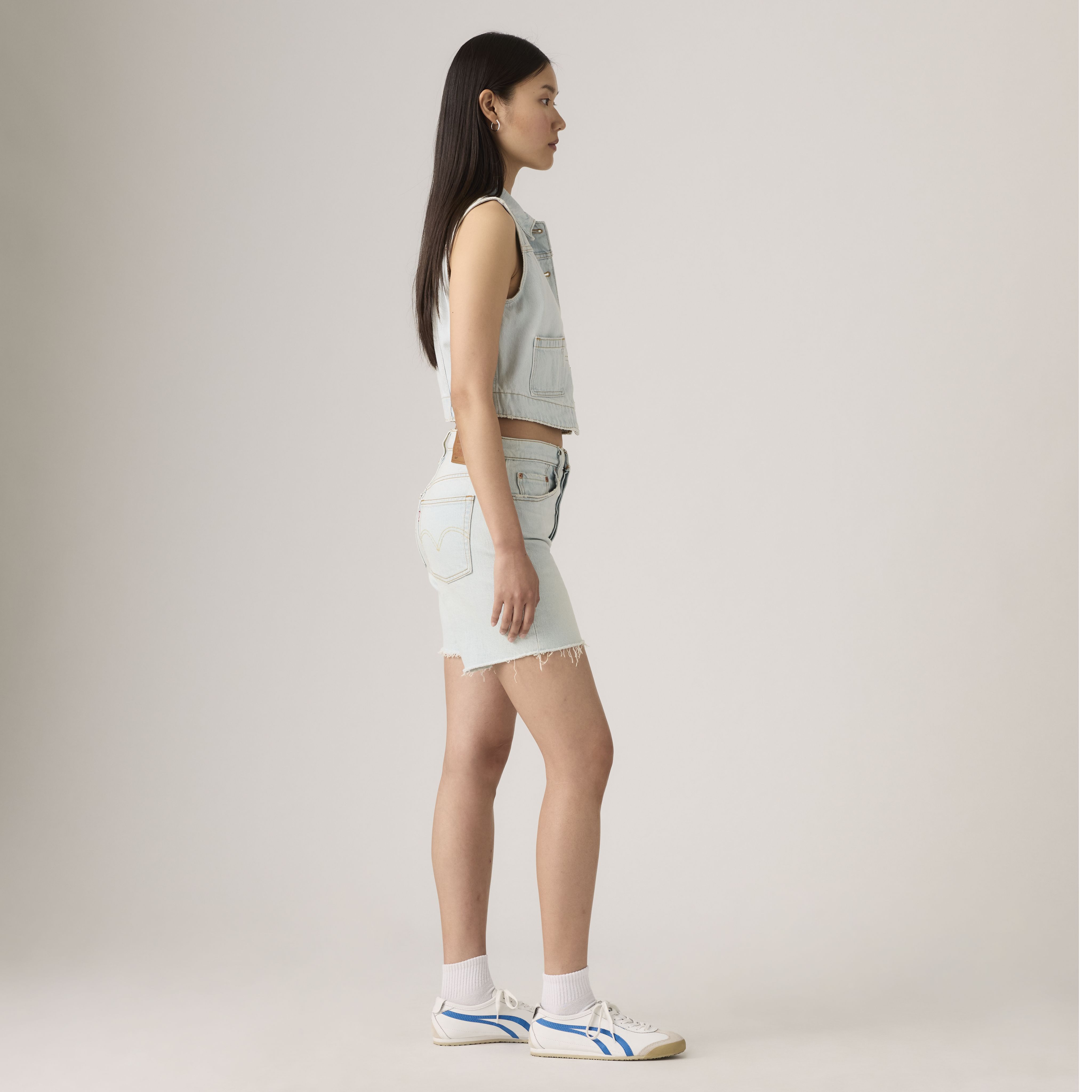 Short L'Original 501MD taille haute mi-cuisse pour femme 4