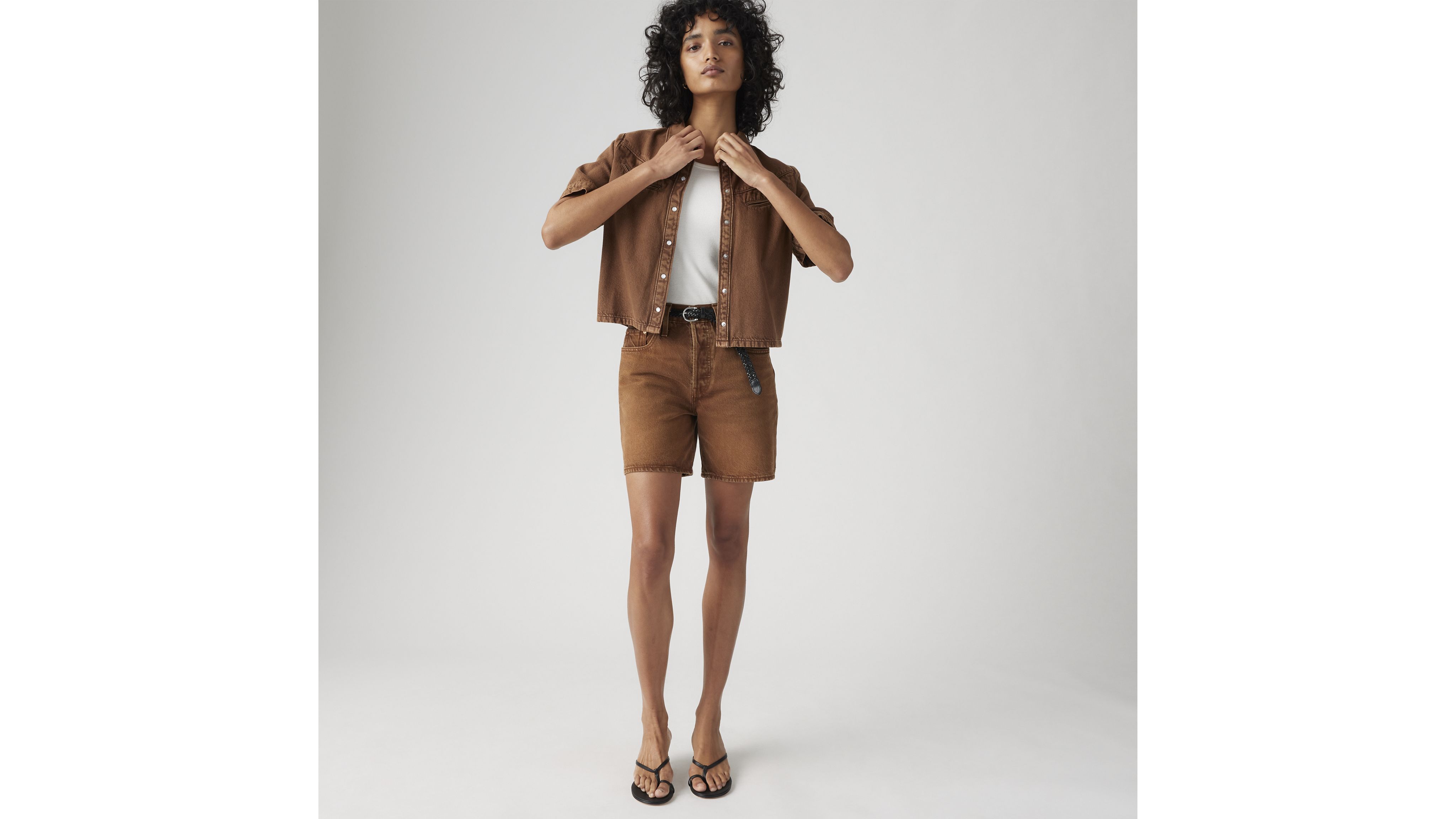 501® Original Fit High Rise Mid-Thigh Women's Shorts 1