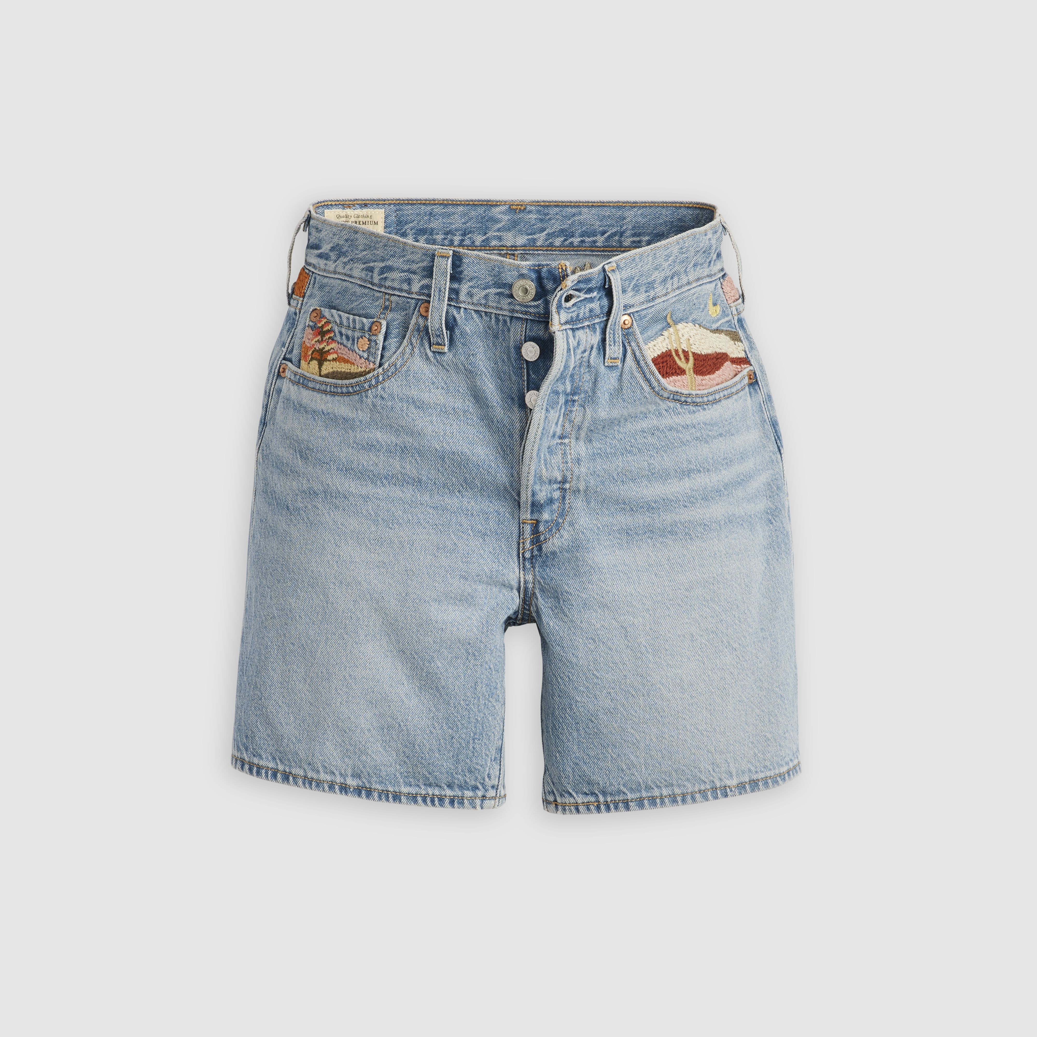 501® Original Fit High Rise Mid-Thigh Lightweight Women's Shorts 1