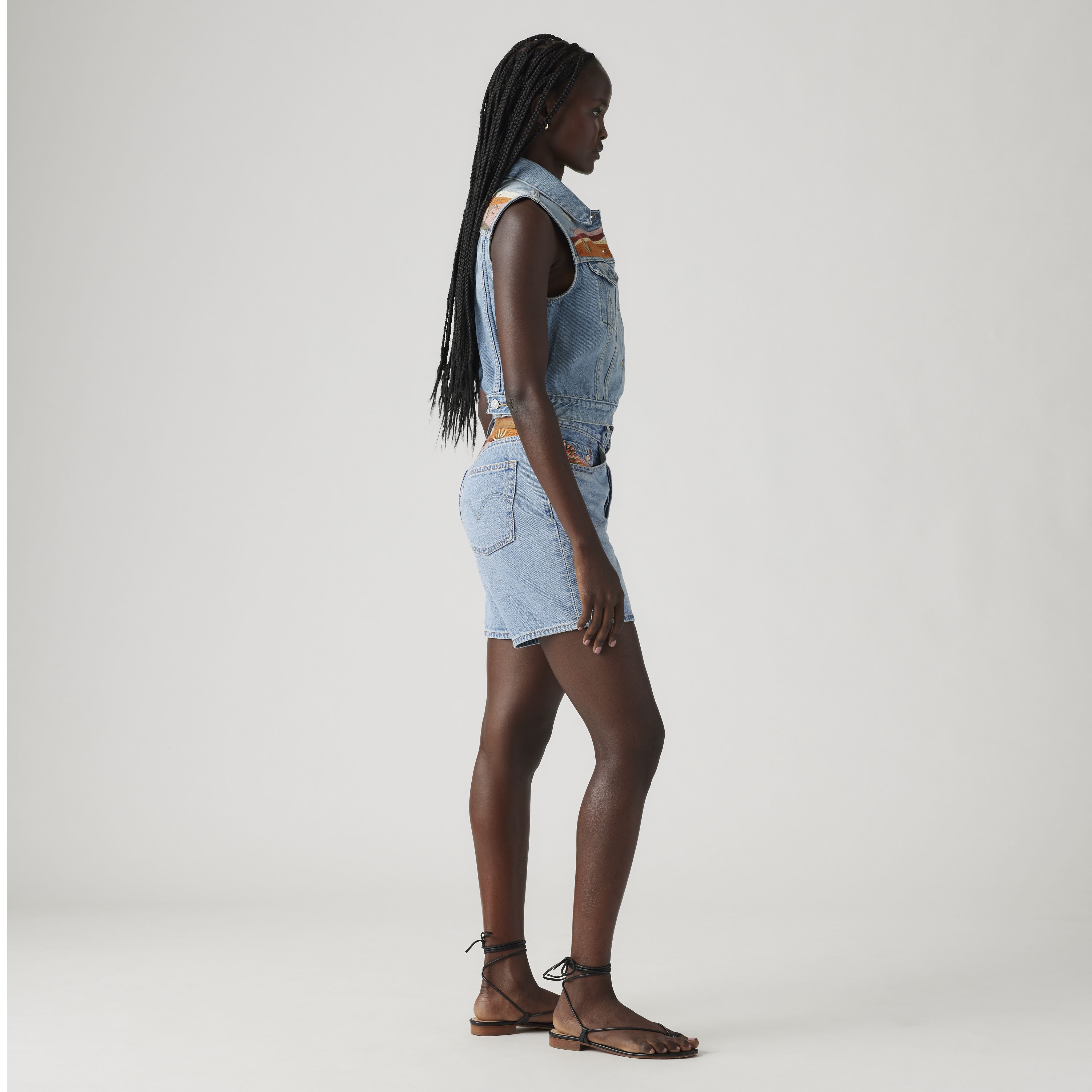 501® Original Fit High Rise Mid-Thigh Lightweight Women's Shorts 7