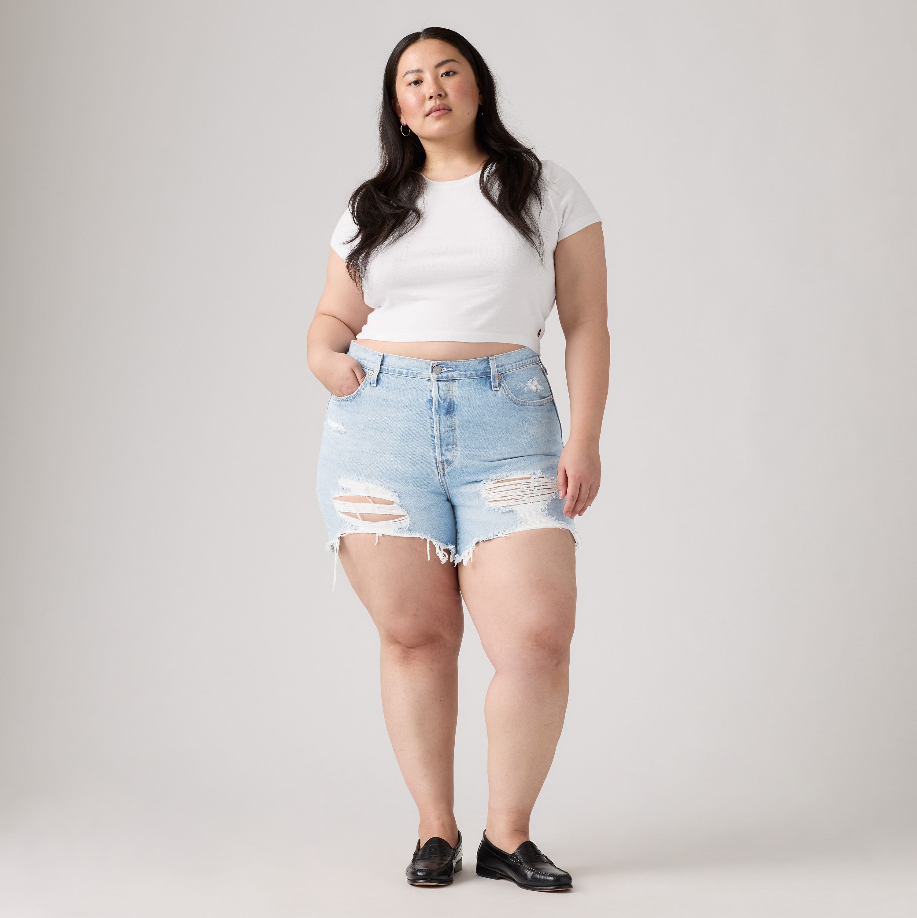 501® Original High Rise Women's Shorts (Plus Size) 12