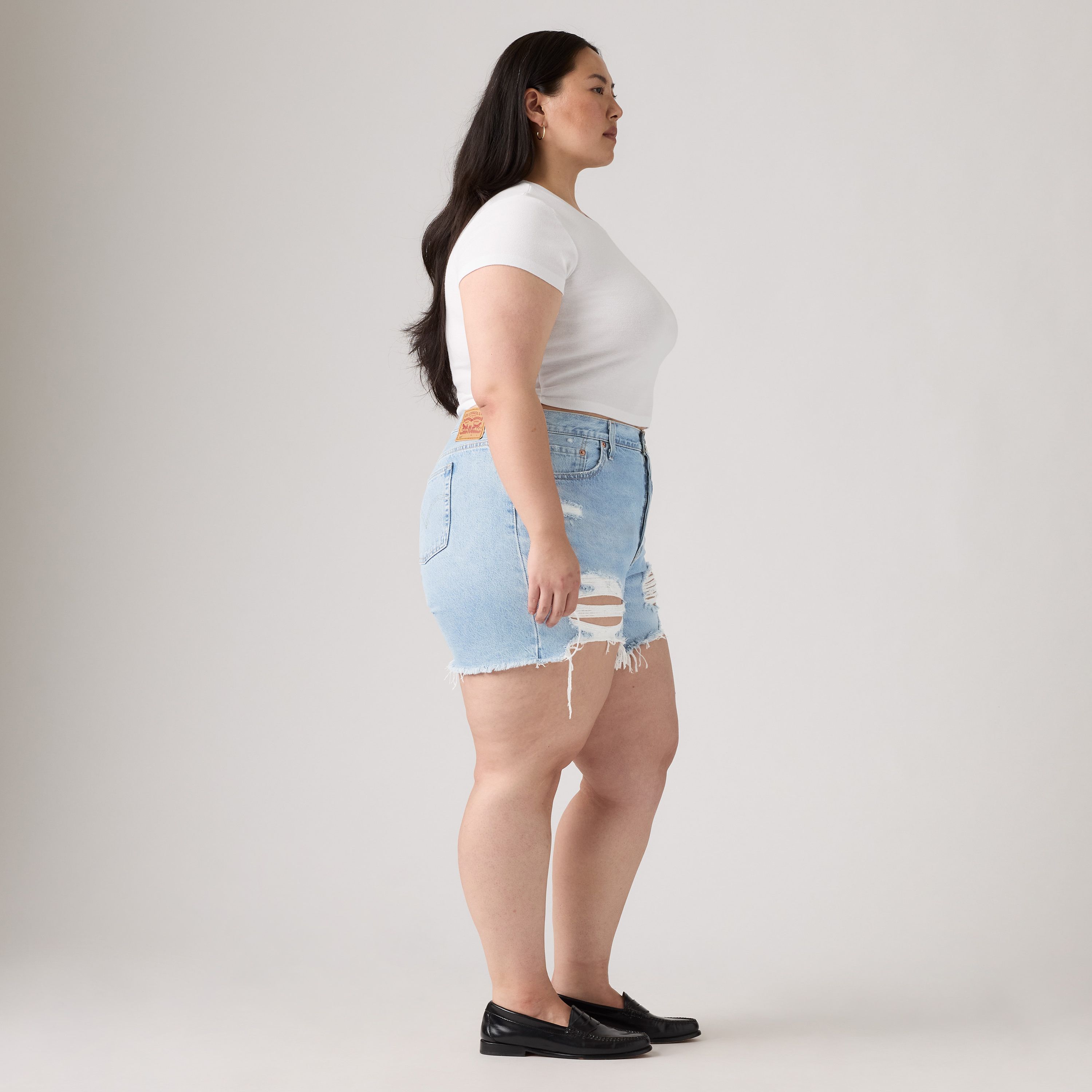 501® Original High Rise Women's Shorts (Plus Size) 3