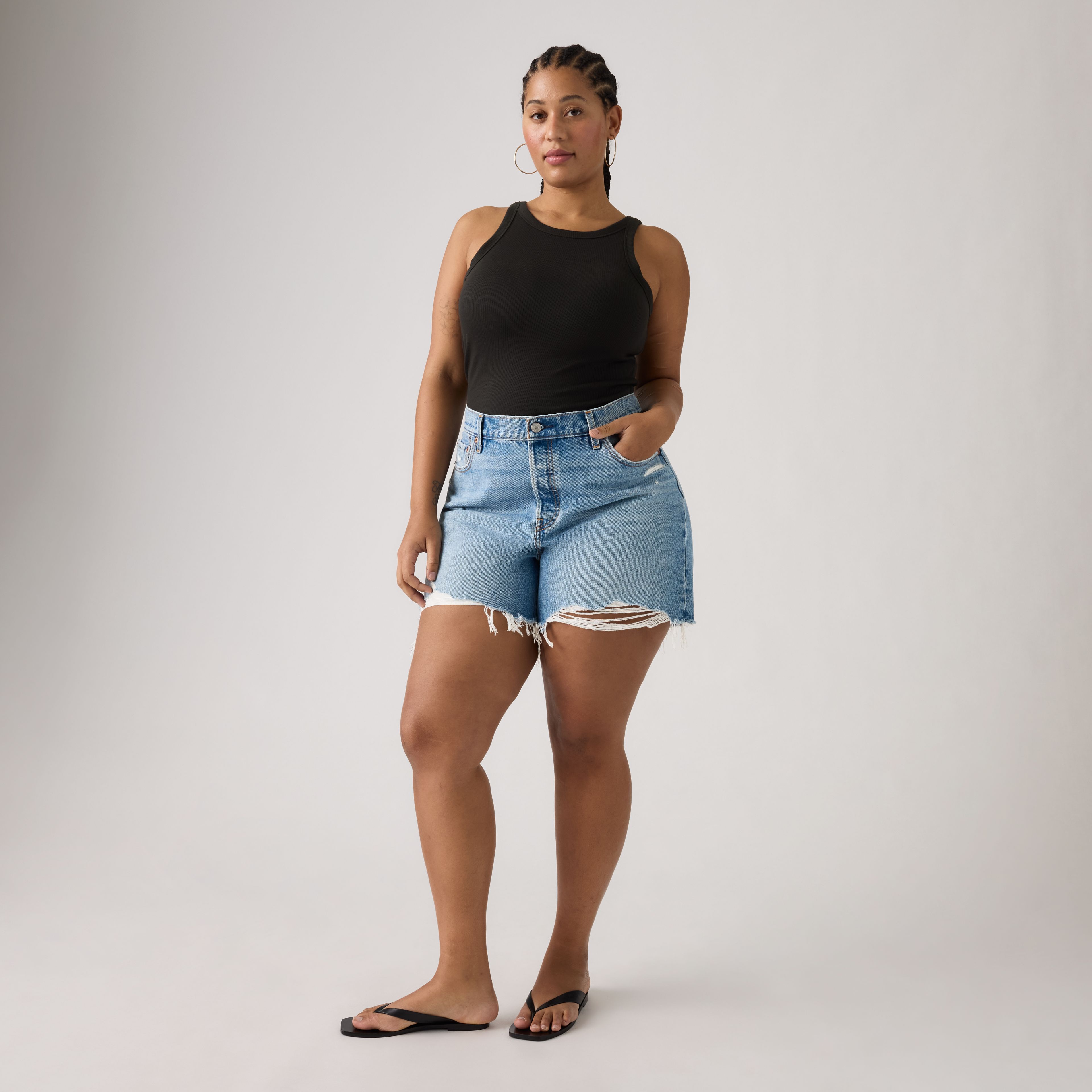 501® Women's Original High-Rise Shorts (Plus Size)