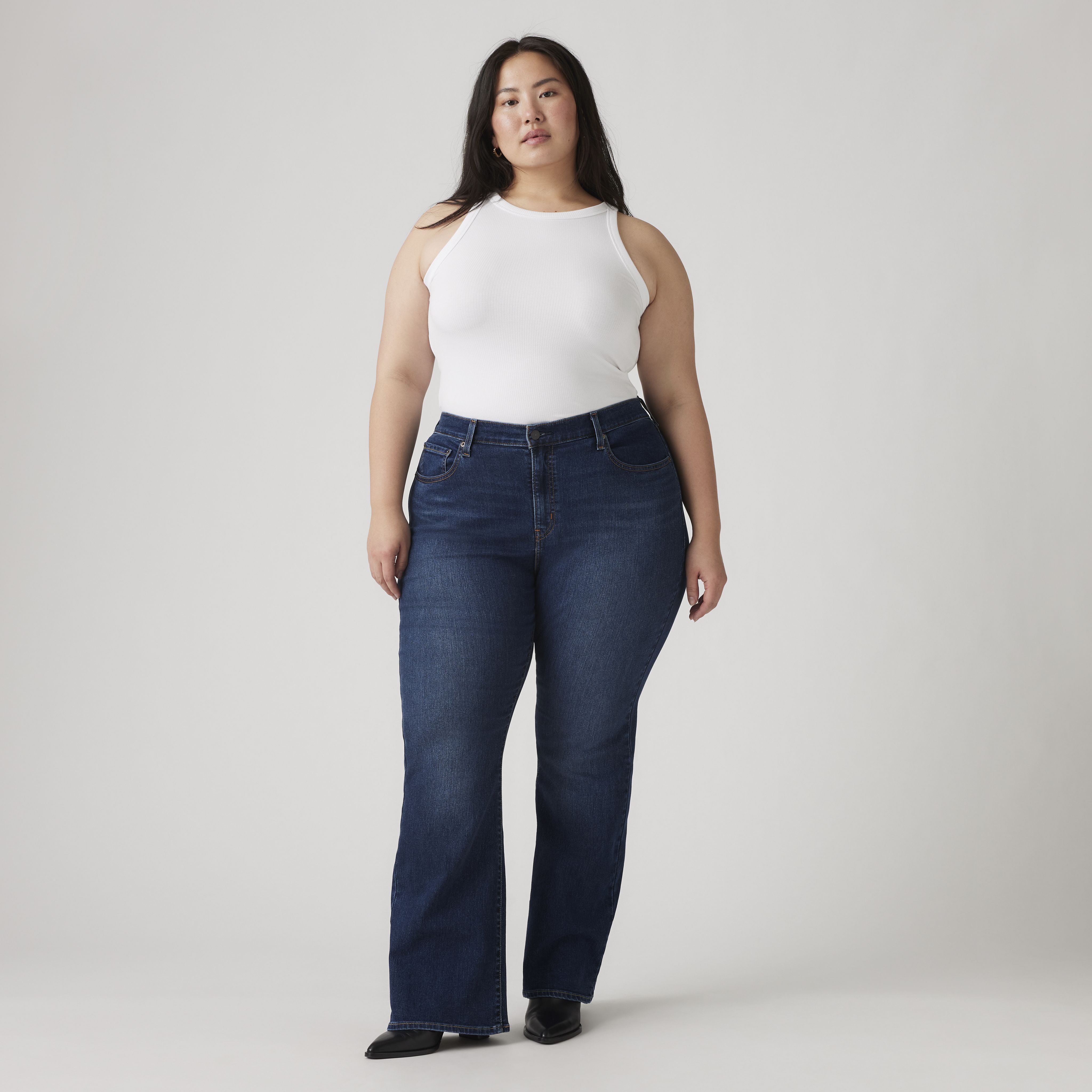 725 High Rise Bootcut  (Plus Size) 1