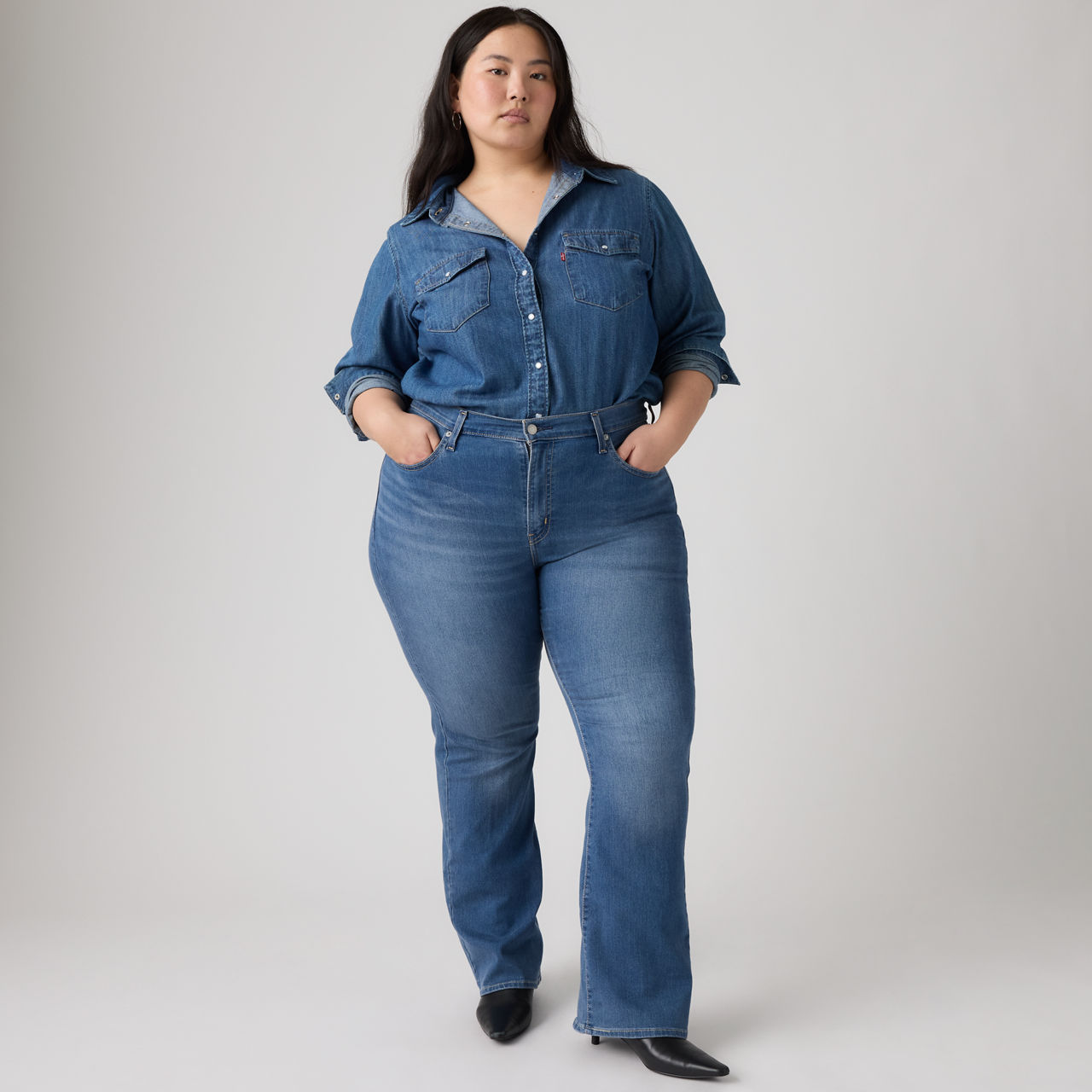 725 High-Rise Bootcut Women's Jeans (Plus Size) 1